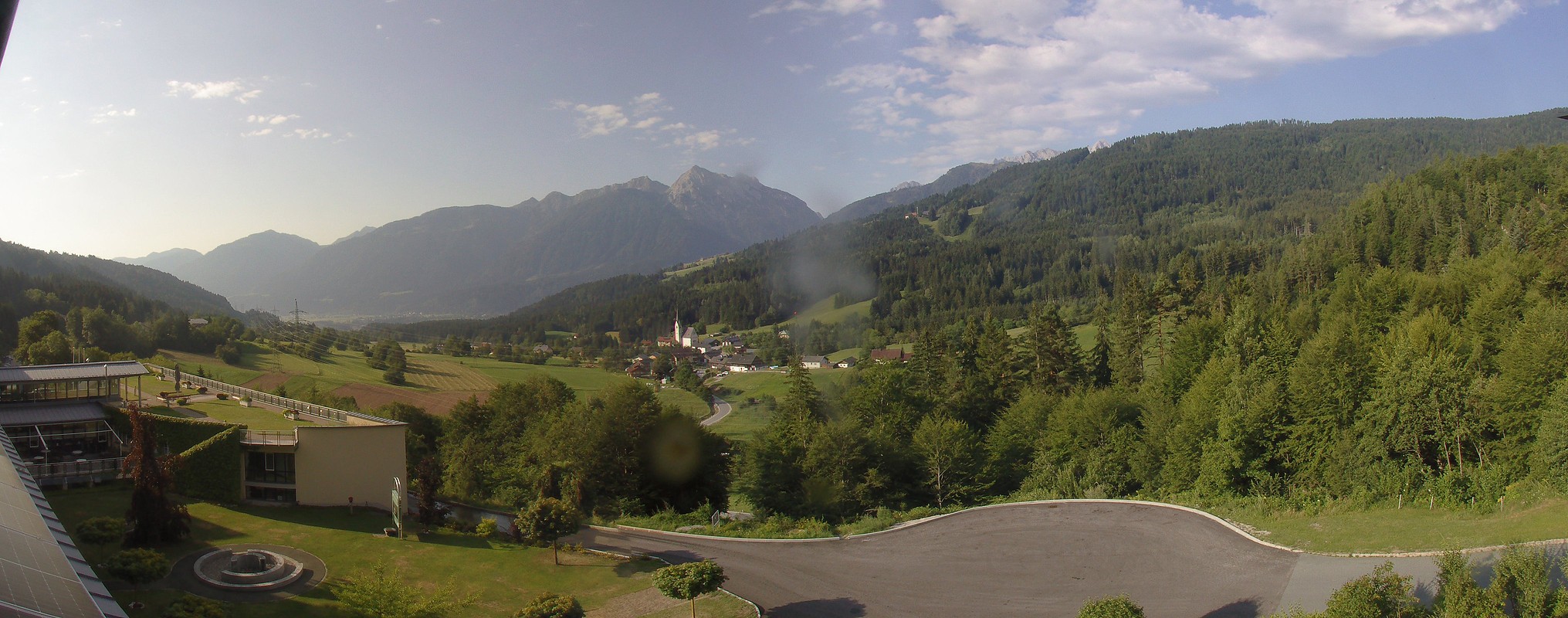 Archived image Webcam Landeskrankenhaus Laas hospital