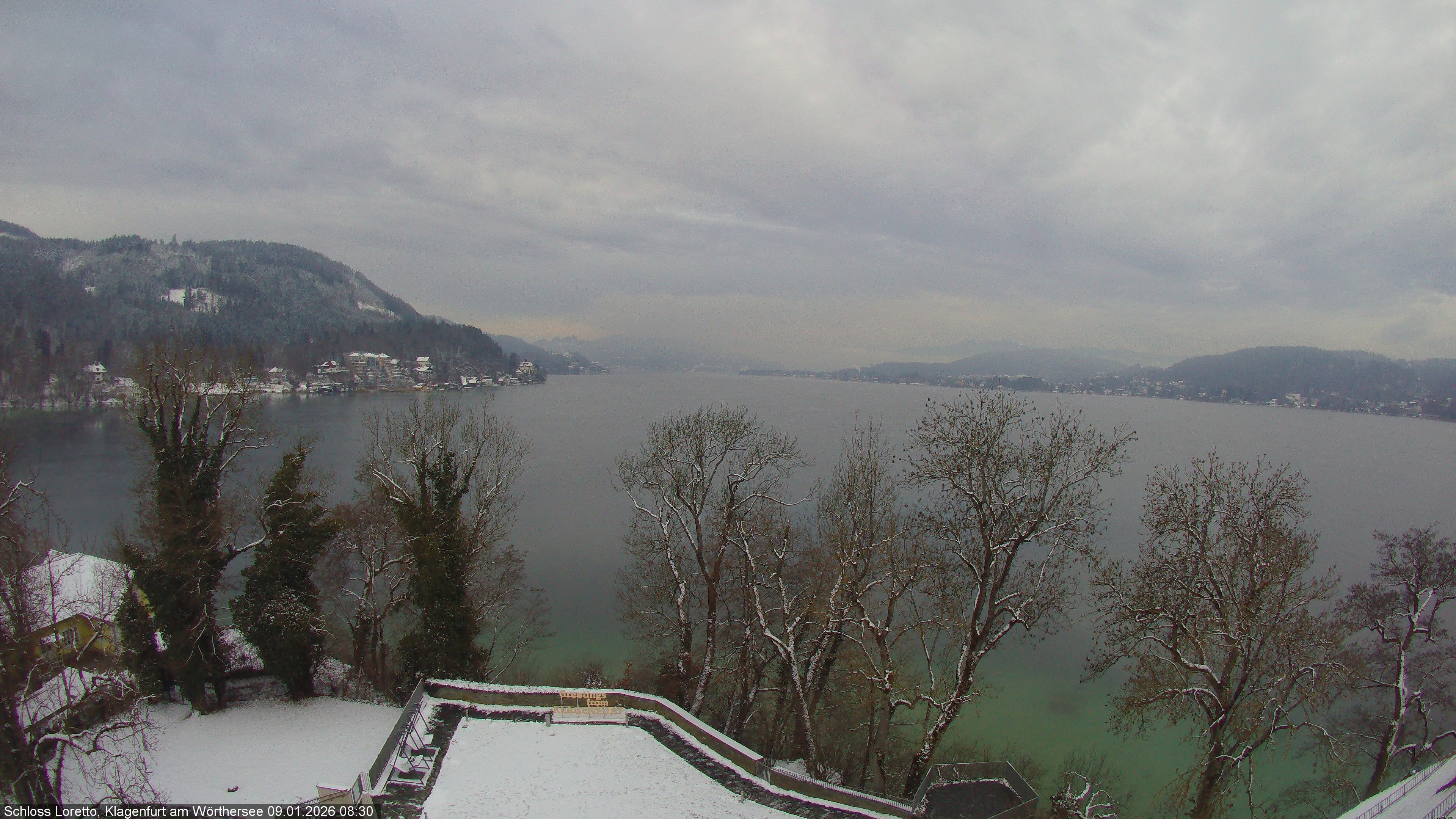 Archiv Foto Webcam Schloss Loretto bei Klagenfurt