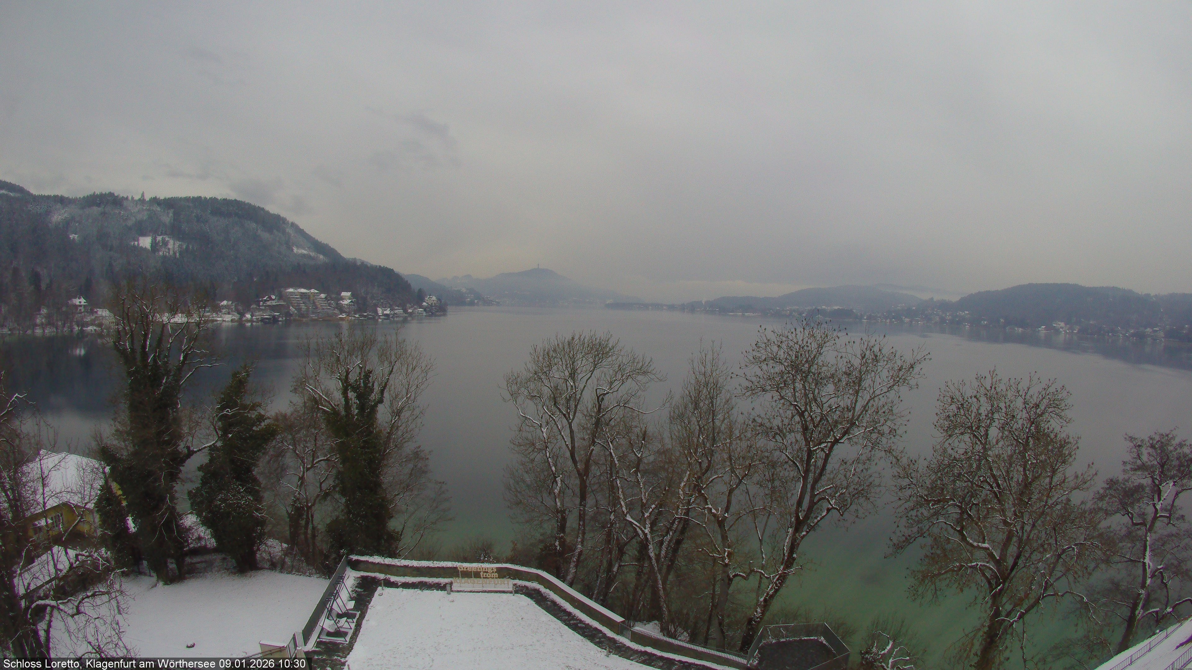 Archiv Foto Webcam Schloss Loretto bei Klagenfurt