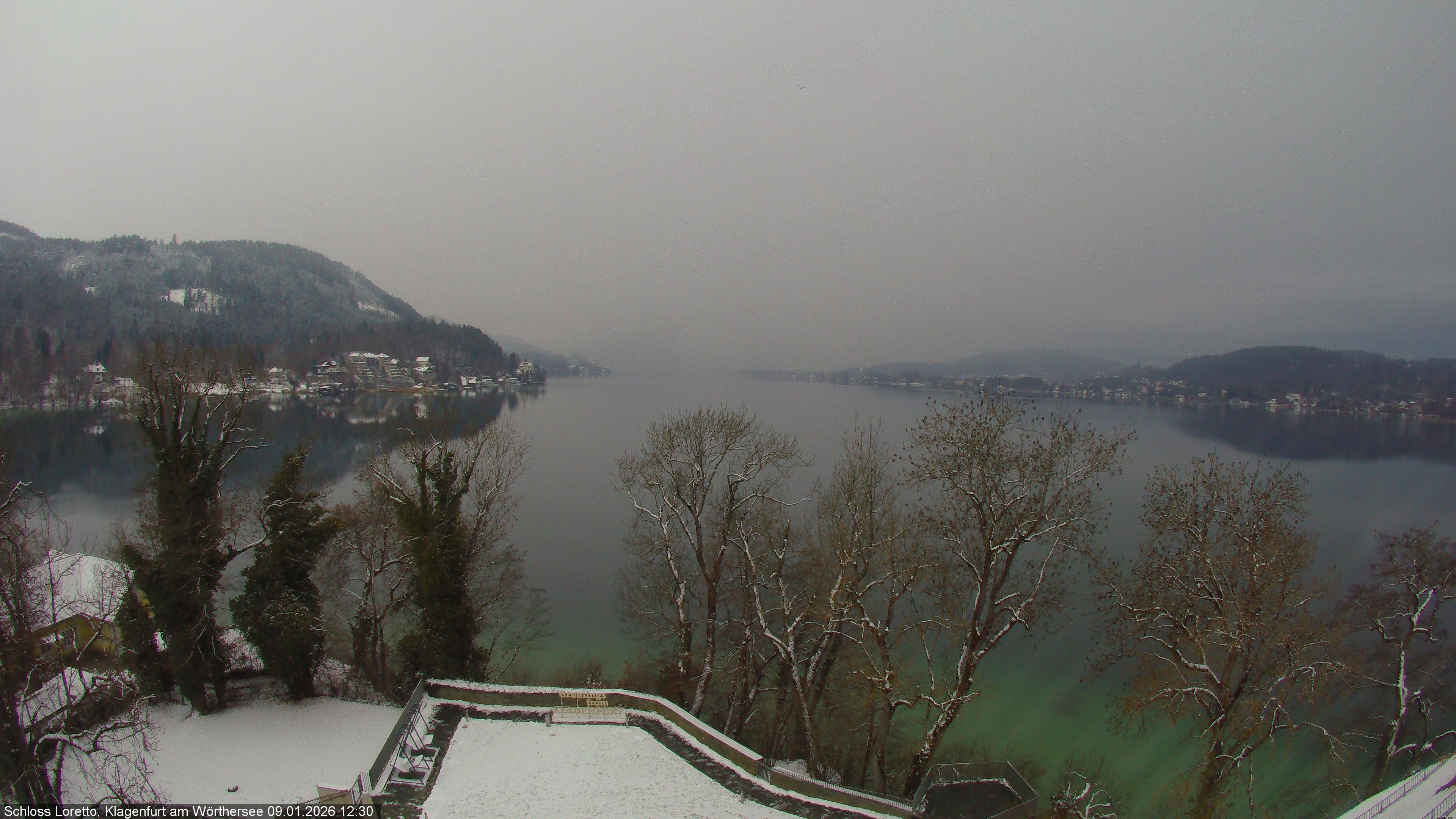 Archiv Foto Webcam Schloss Loretto bei Klagenfurt