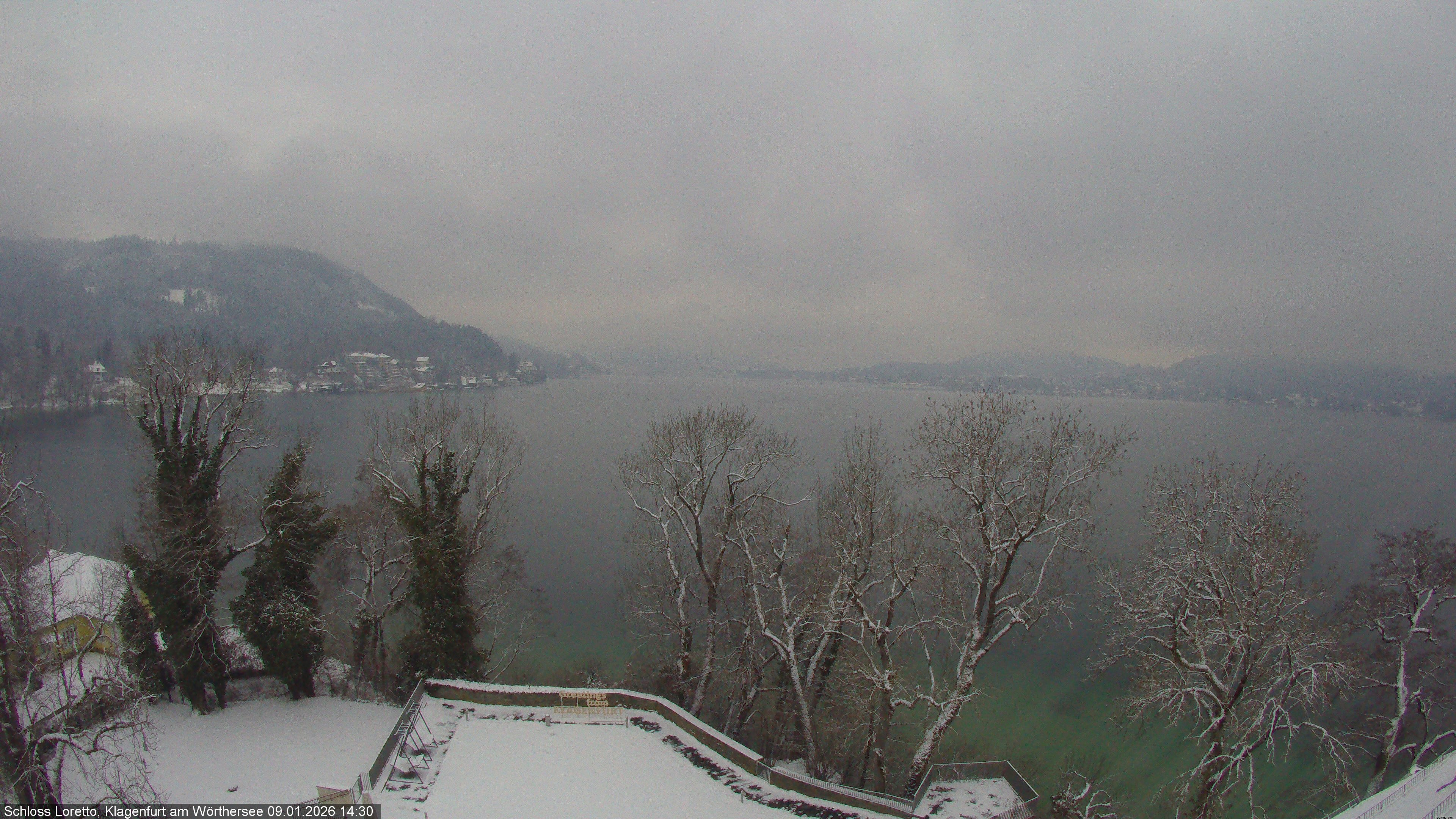 Archiv Foto Webcam Schloss Loretto bei Klagenfurt