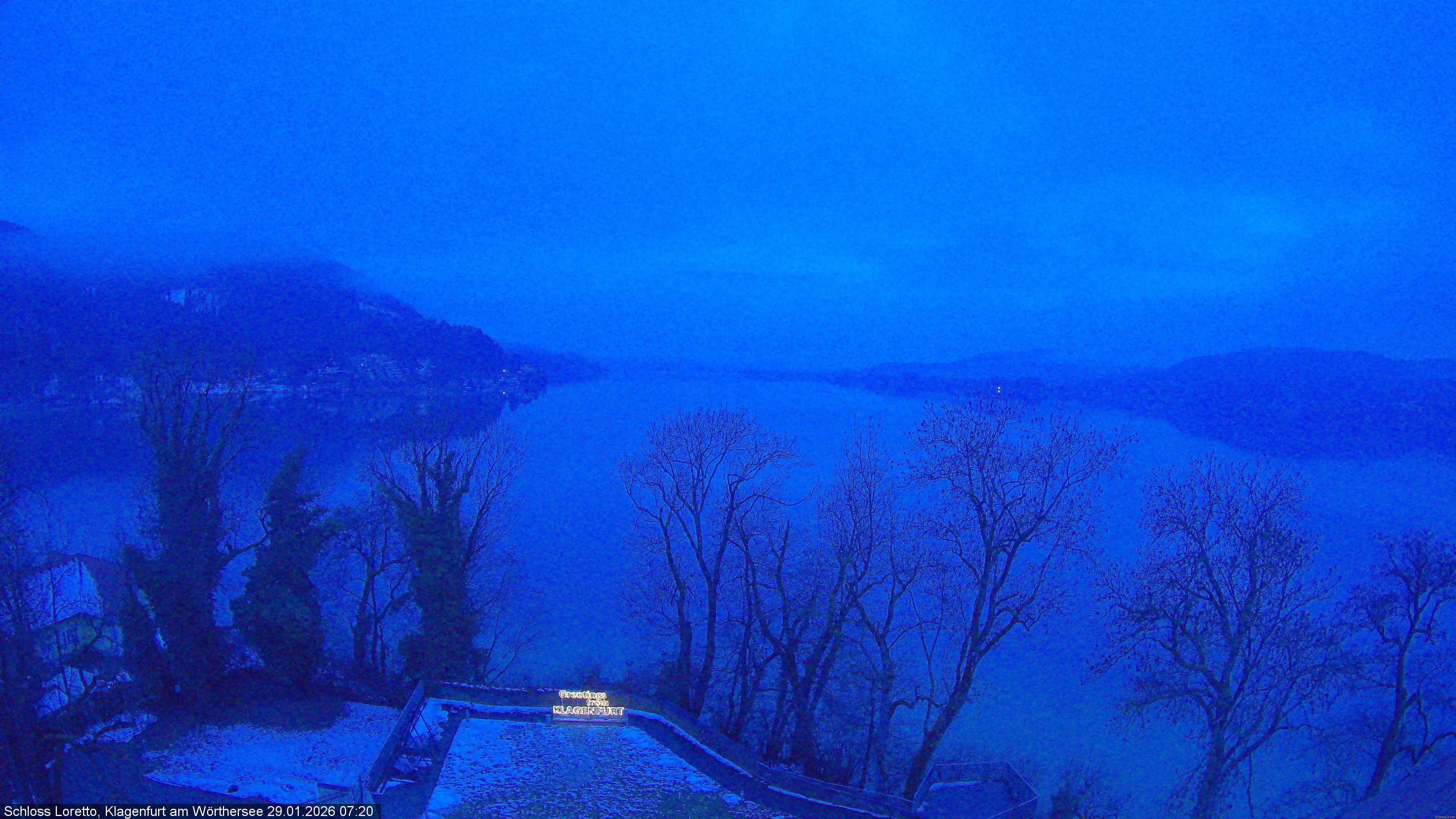 Archiv Foto Webcam Schloss Loretto bei Klagenfurt