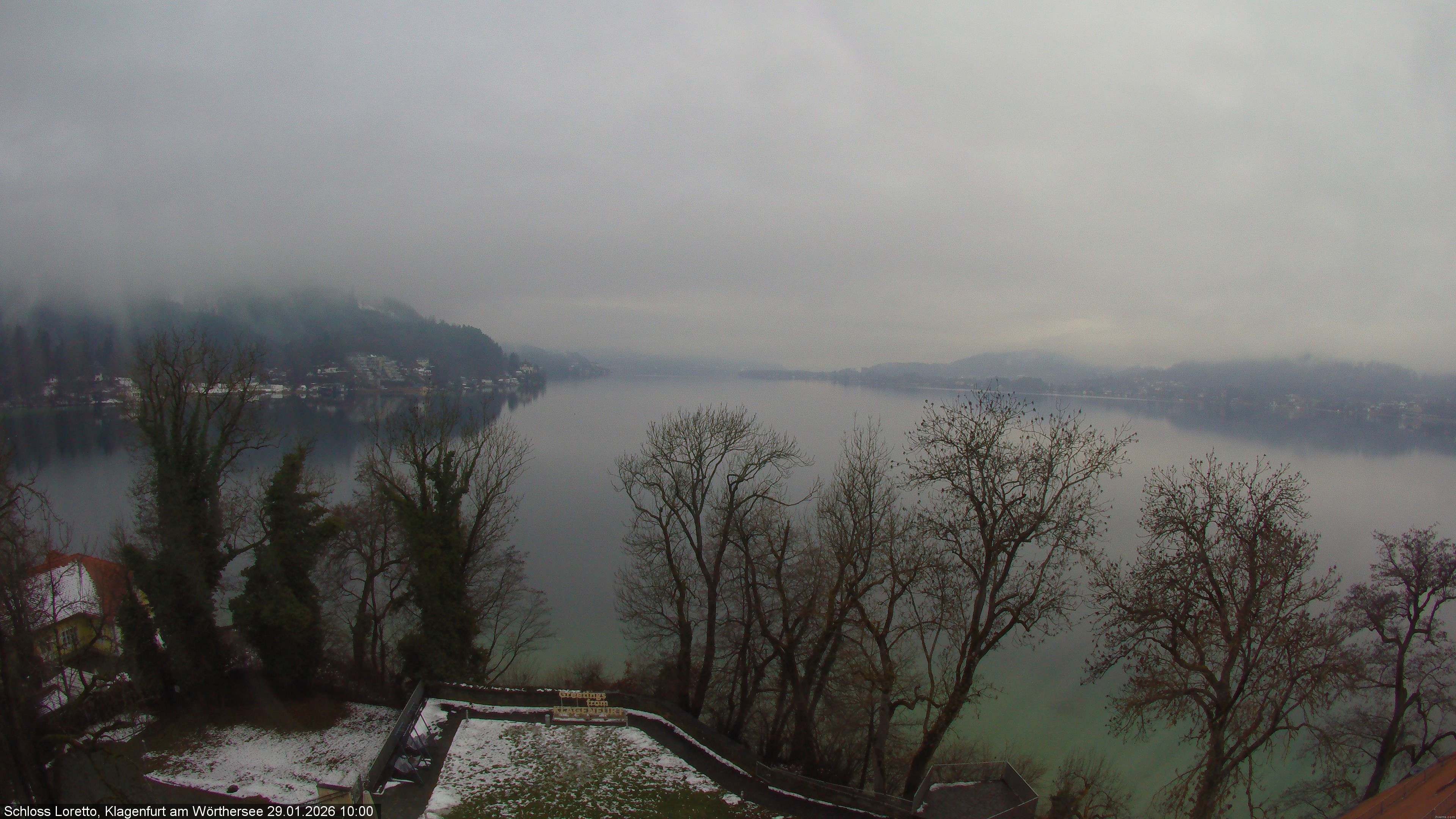 Archiv Foto Webcam Schloss Loretto bei Klagenfurt