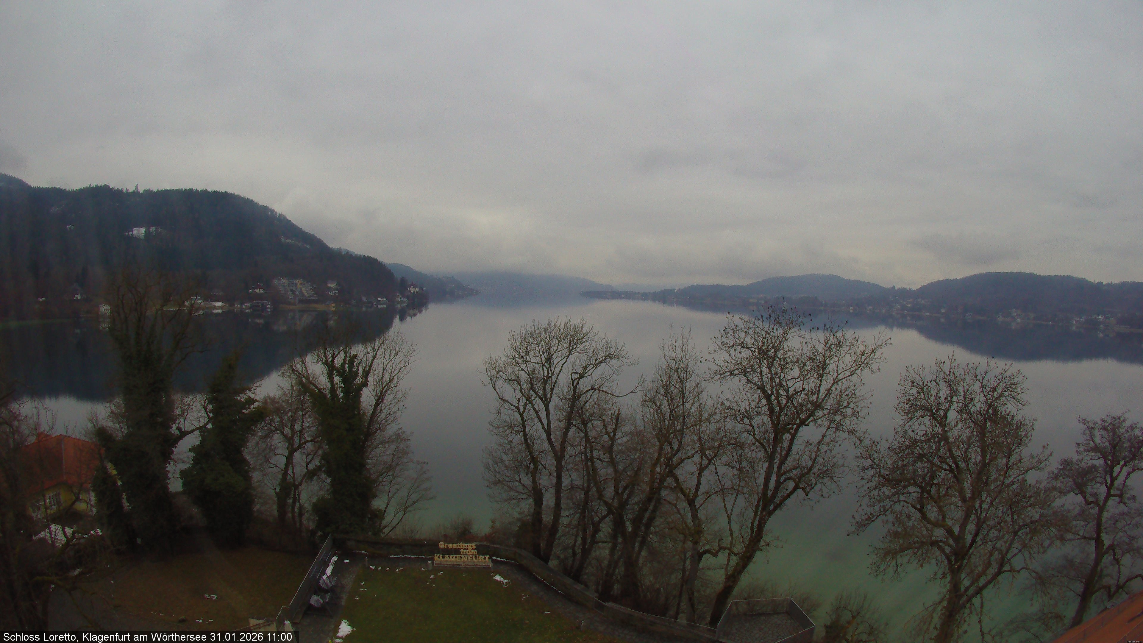 Archiv Foto Webcam Schloss Loretto bei Klagenfurt