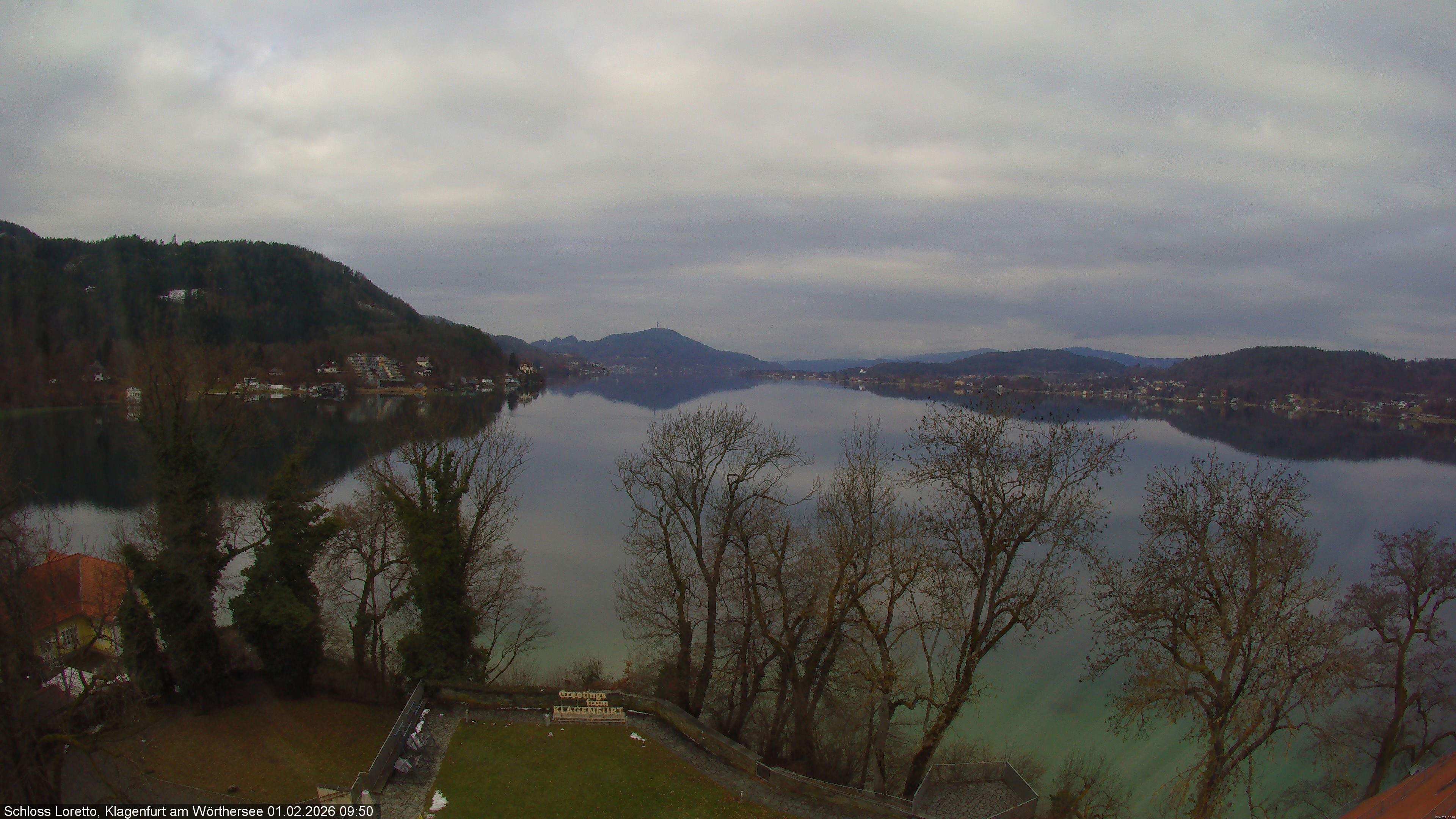 Archiv Foto Webcam Schloss Loretto bei Klagenfurt