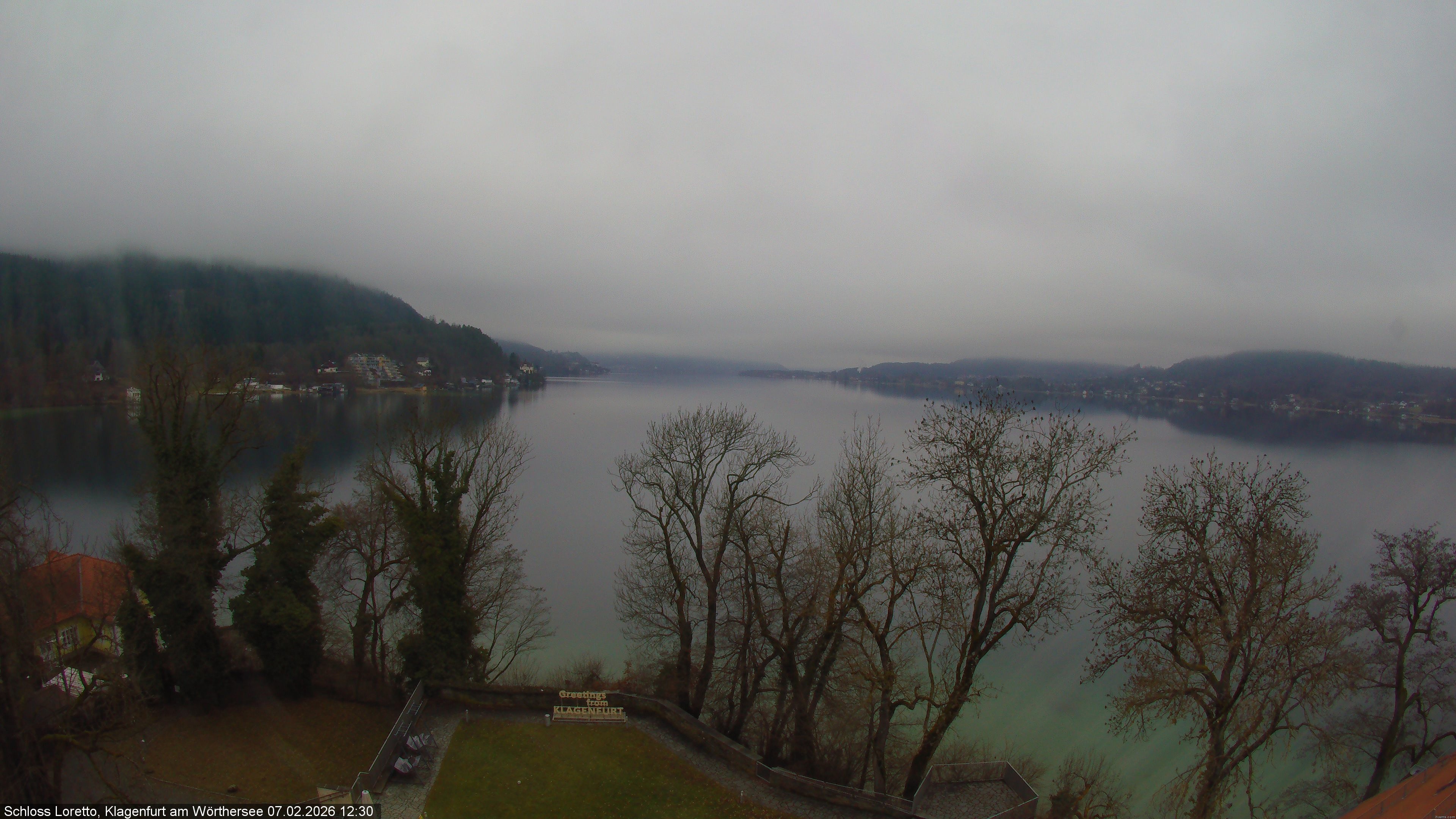 Archiv Foto Webcam Schloss Loretto bei Klagenfurt