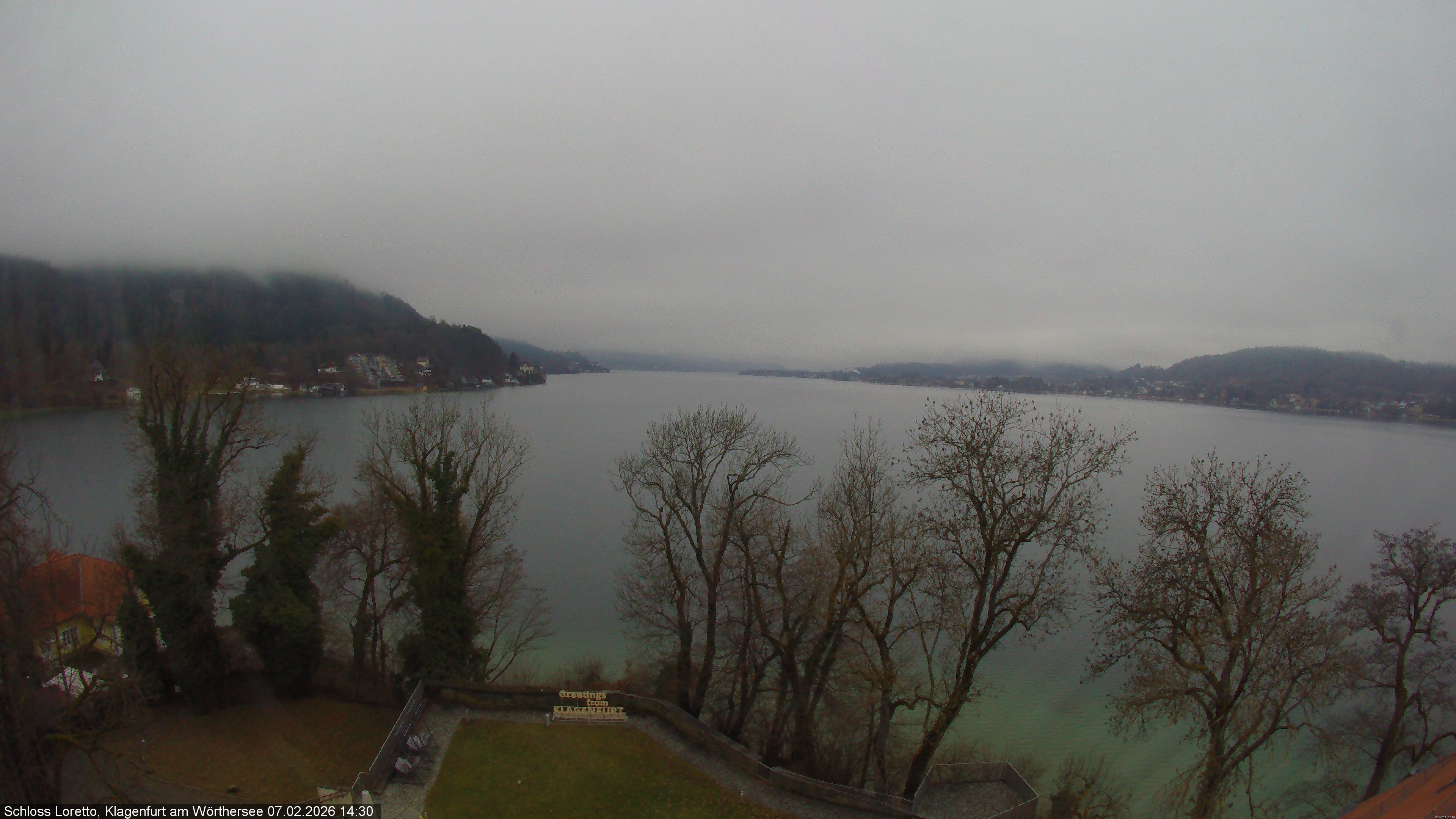 Archiv Foto Webcam Schloss Loretto bei Klagenfurt
