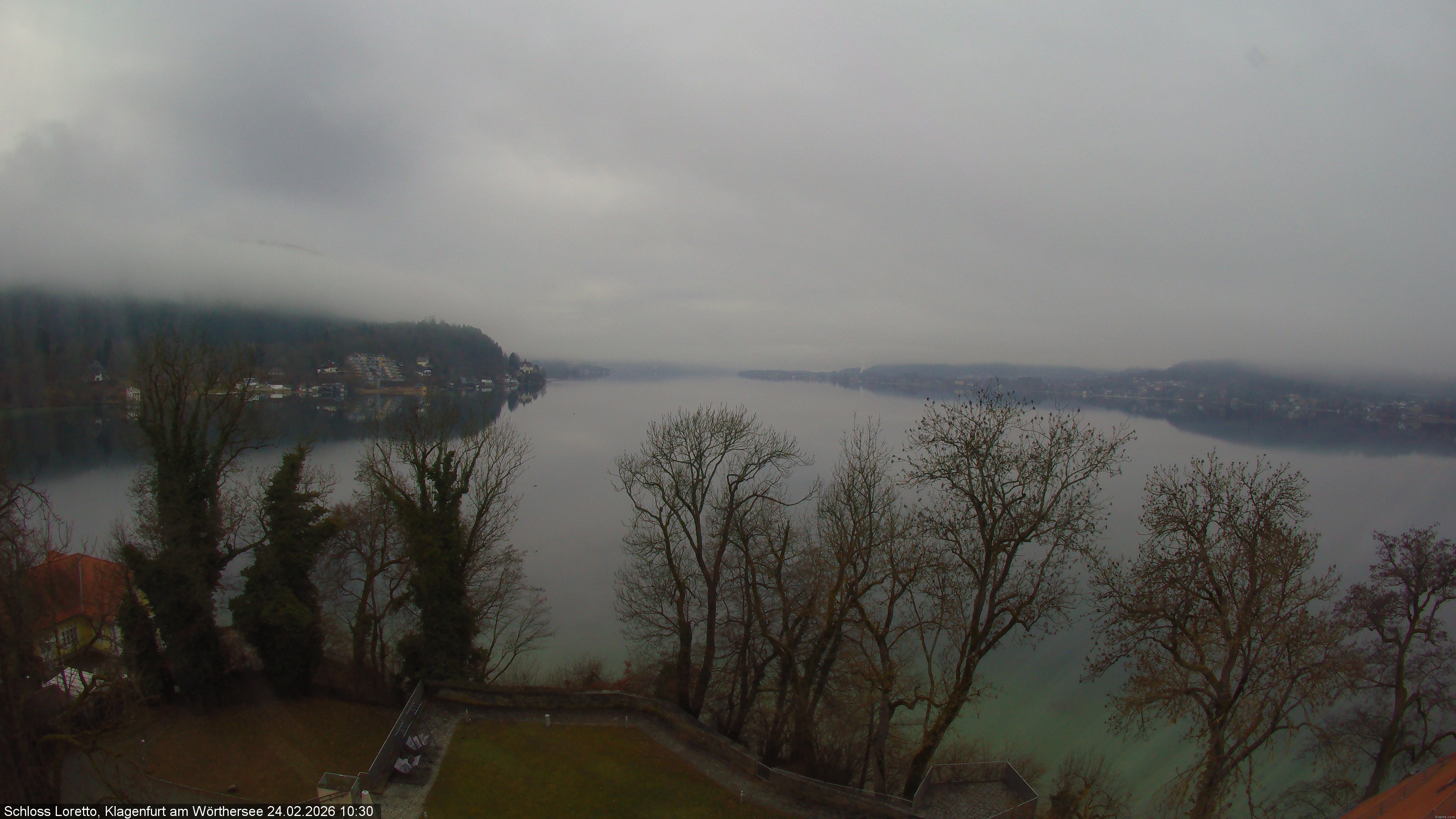 Archiv Foto Webcam Schloss Loretto bei Klagenfurt