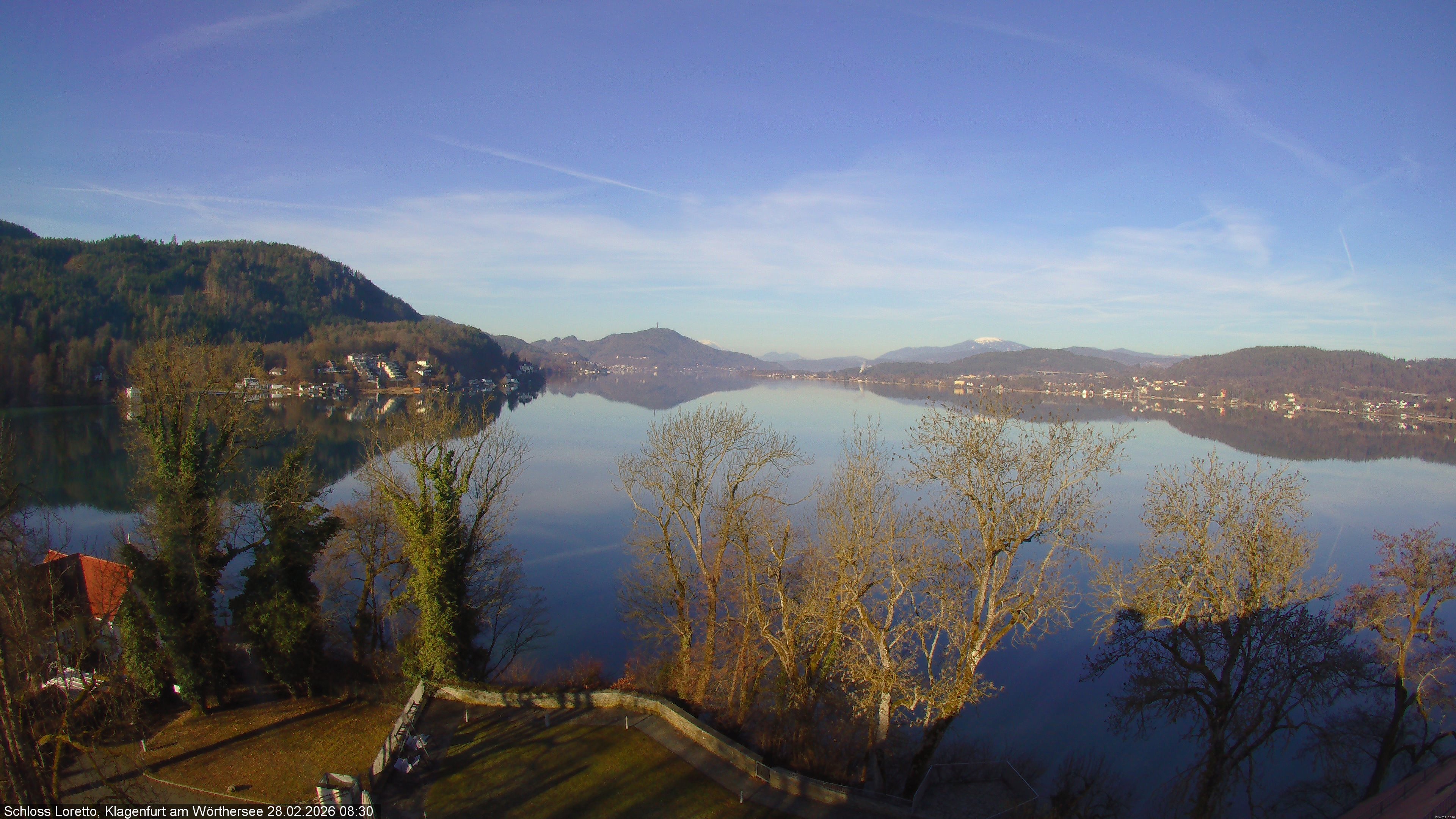 Archiv Foto Webcam Schloss Loretto bei Klagenfurt