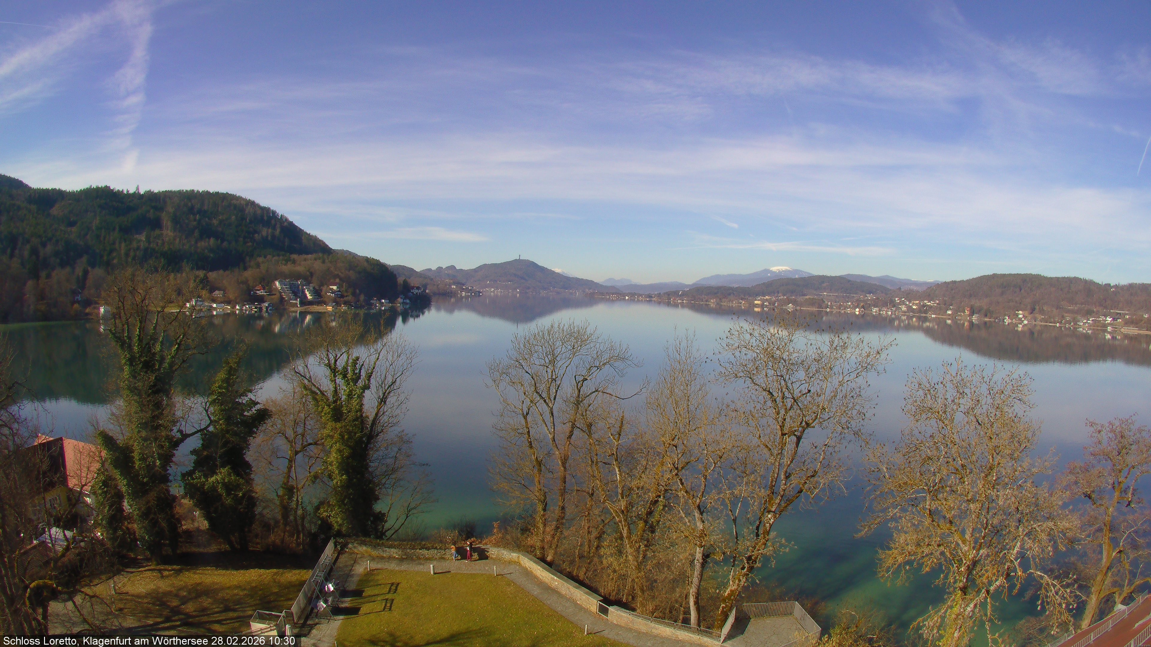 Archiv Foto Webcam Schloss Loretto bei Klagenfurt