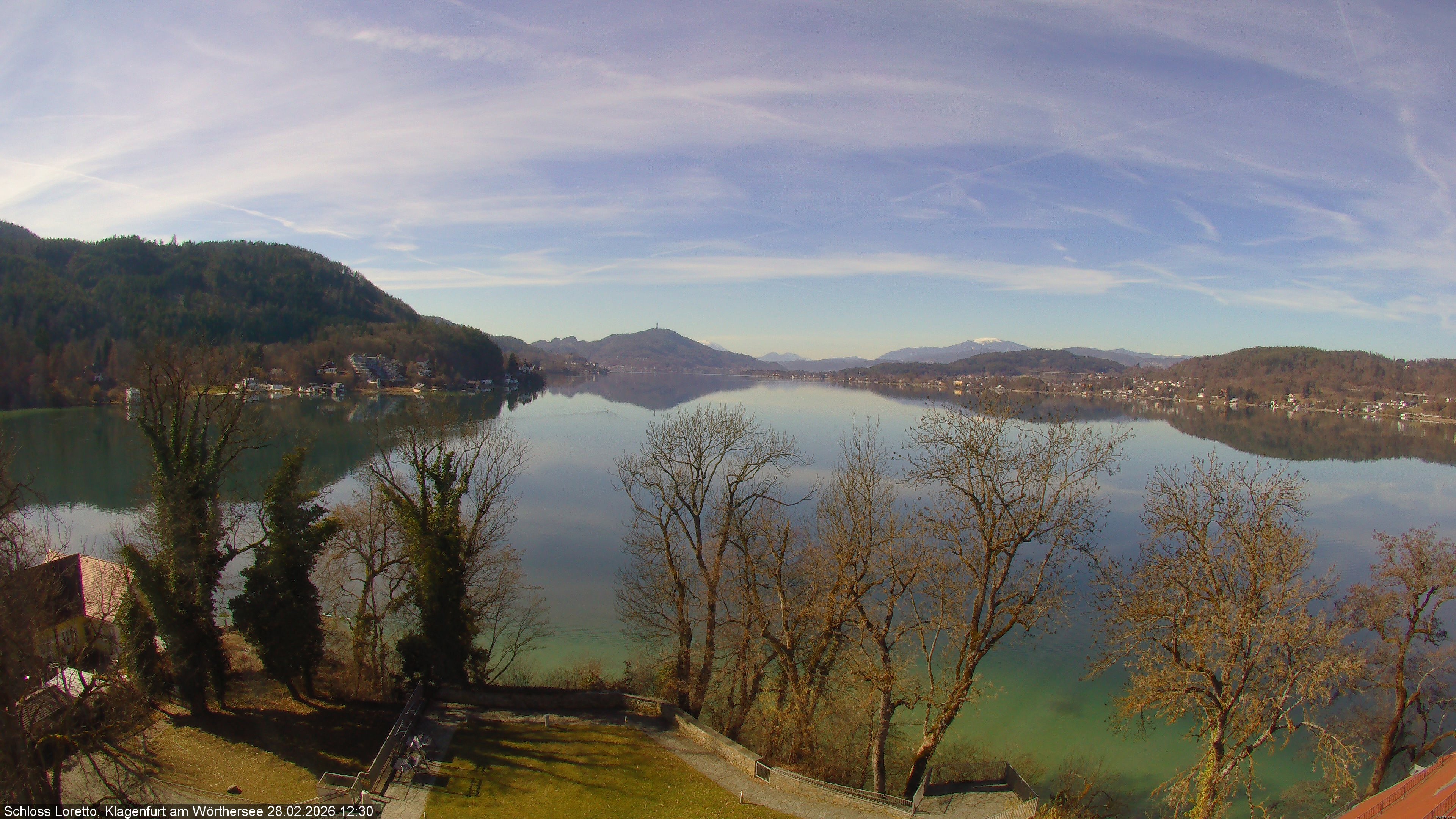 Archiv Foto Webcam Schloss Loretto bei Klagenfurt
