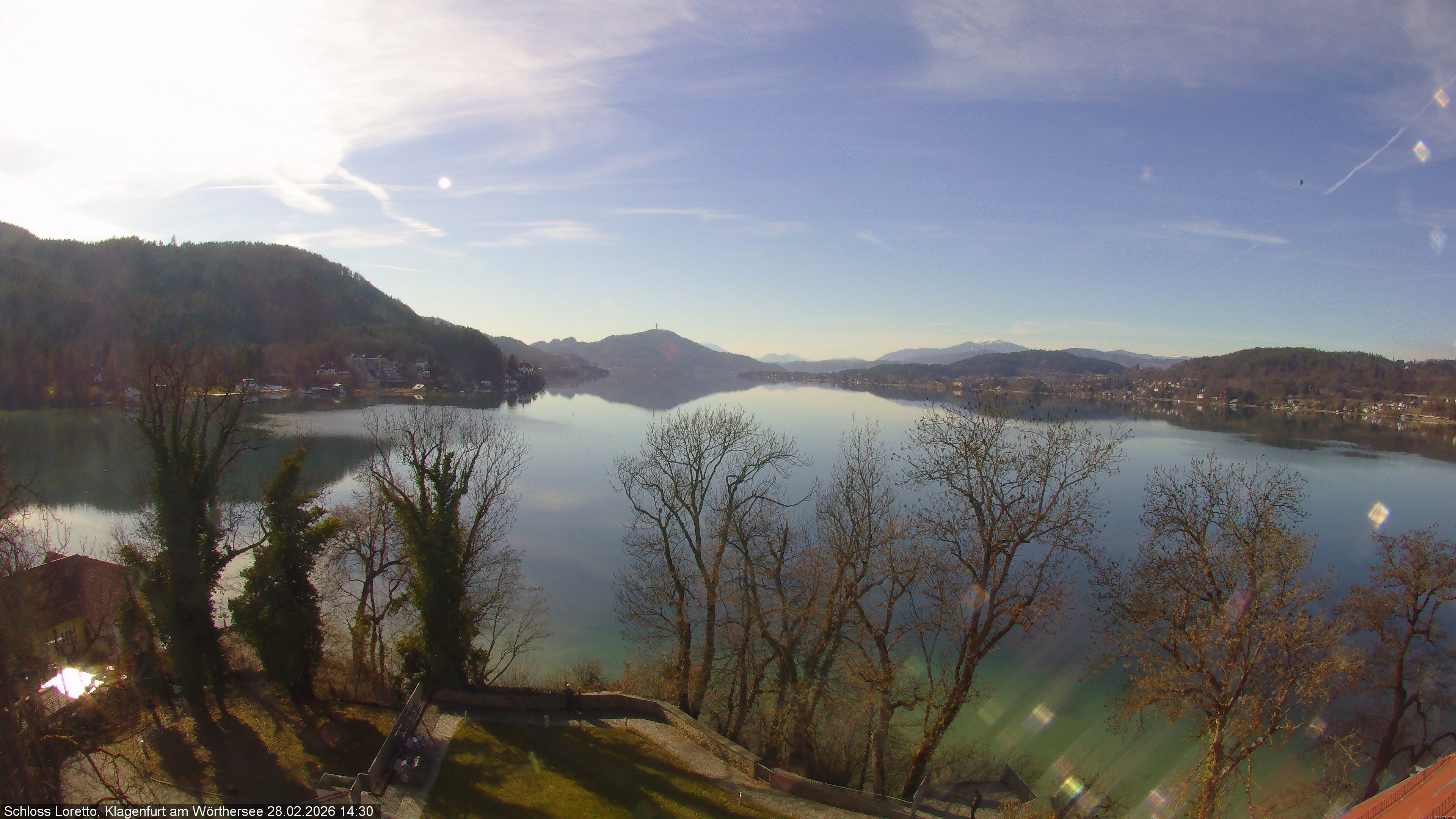 Archiv Foto Webcam Schloss Loretto bei Klagenfurt