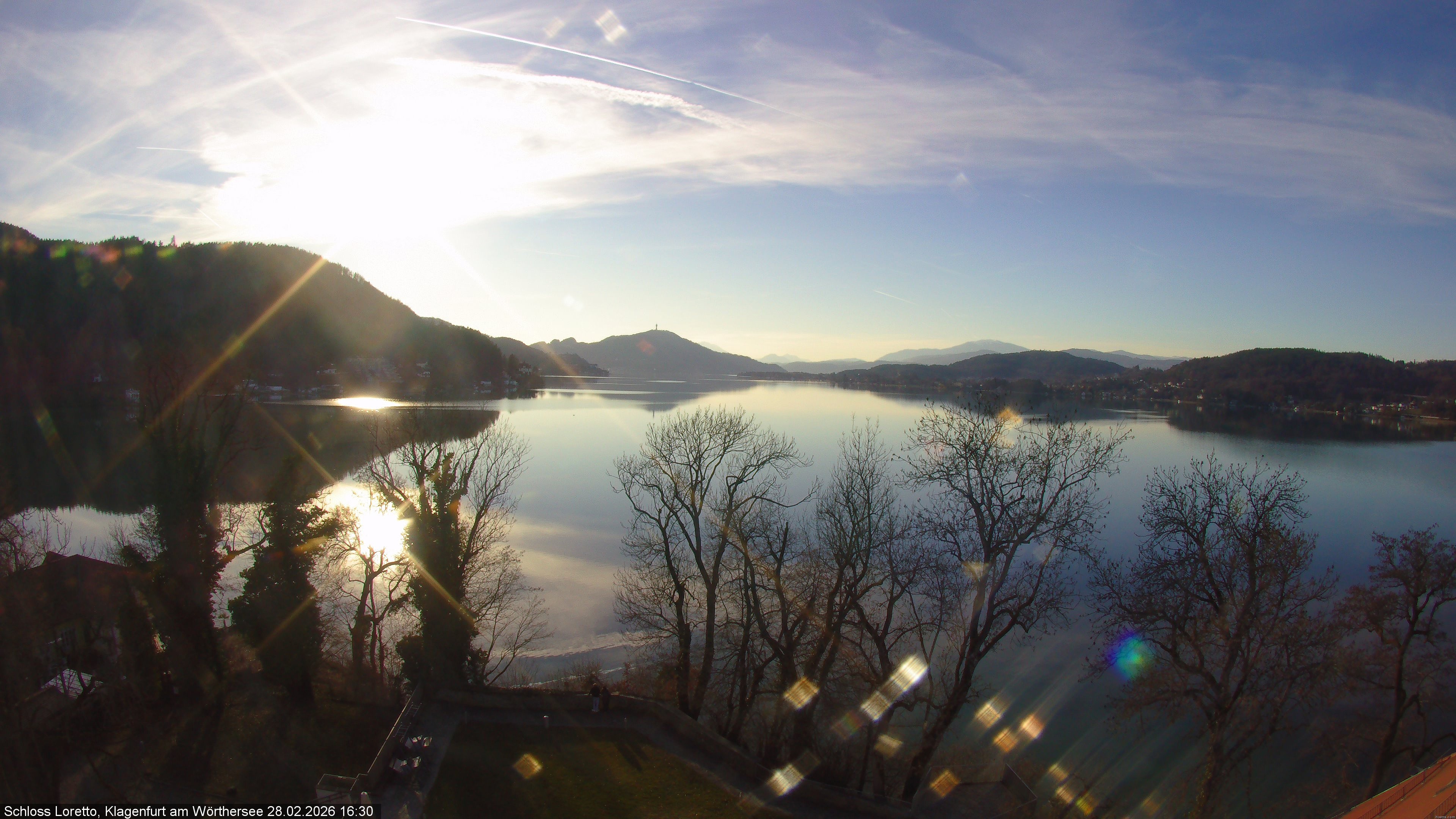 Archiv Foto Webcam Schloss Loretto bei Klagenfurt