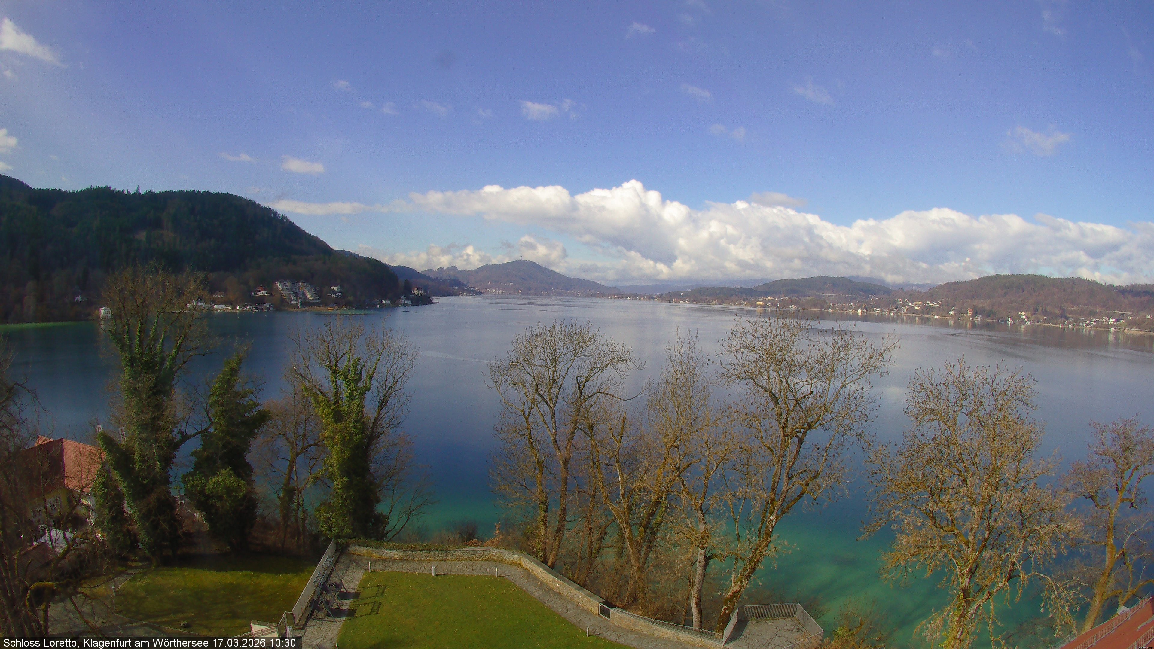 Archiv Foto Webcam Schloss Loretto bei Klagenfurt