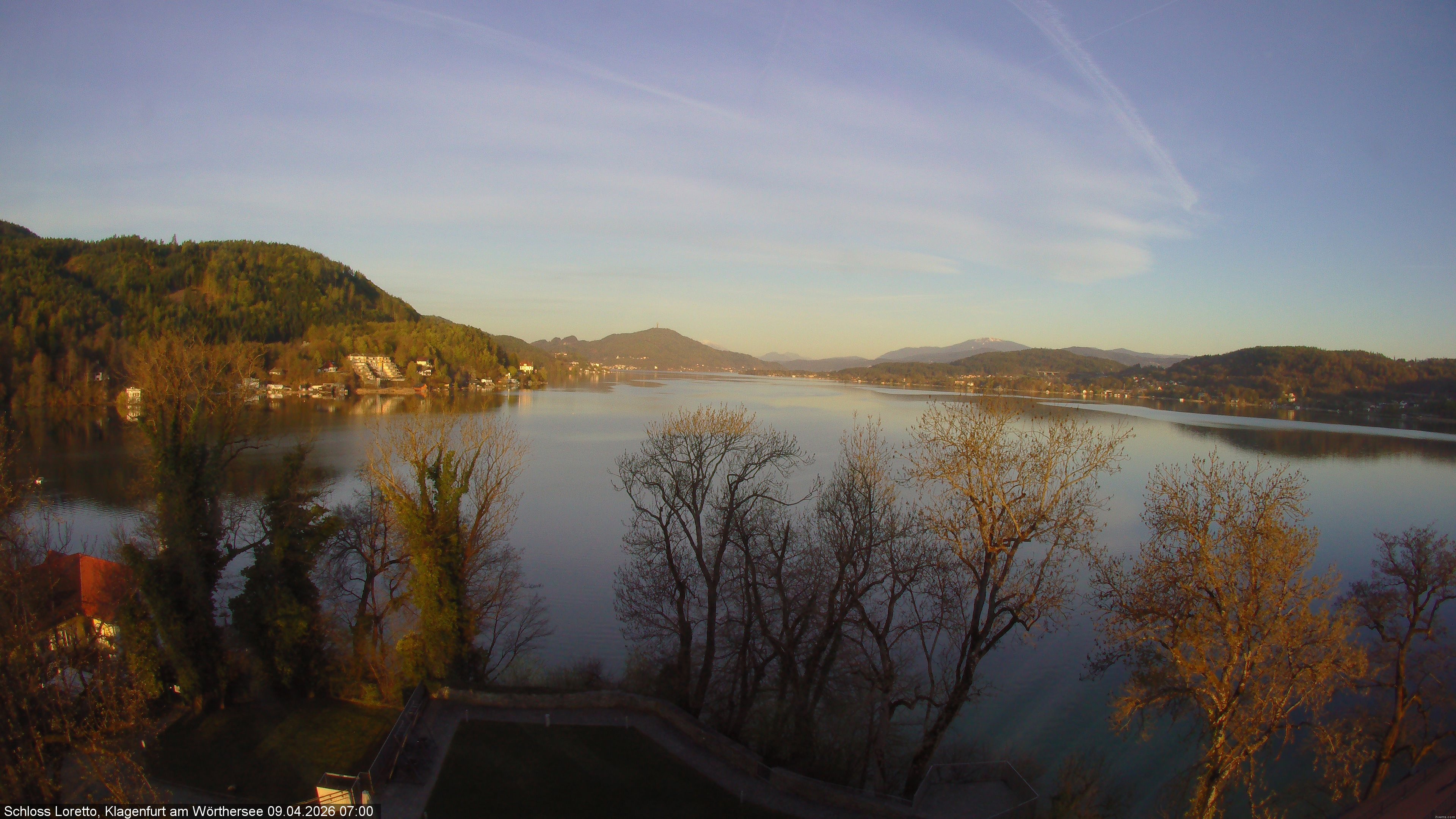 Archiv Foto Webcam Schloss Loretto bei Klagenfurt