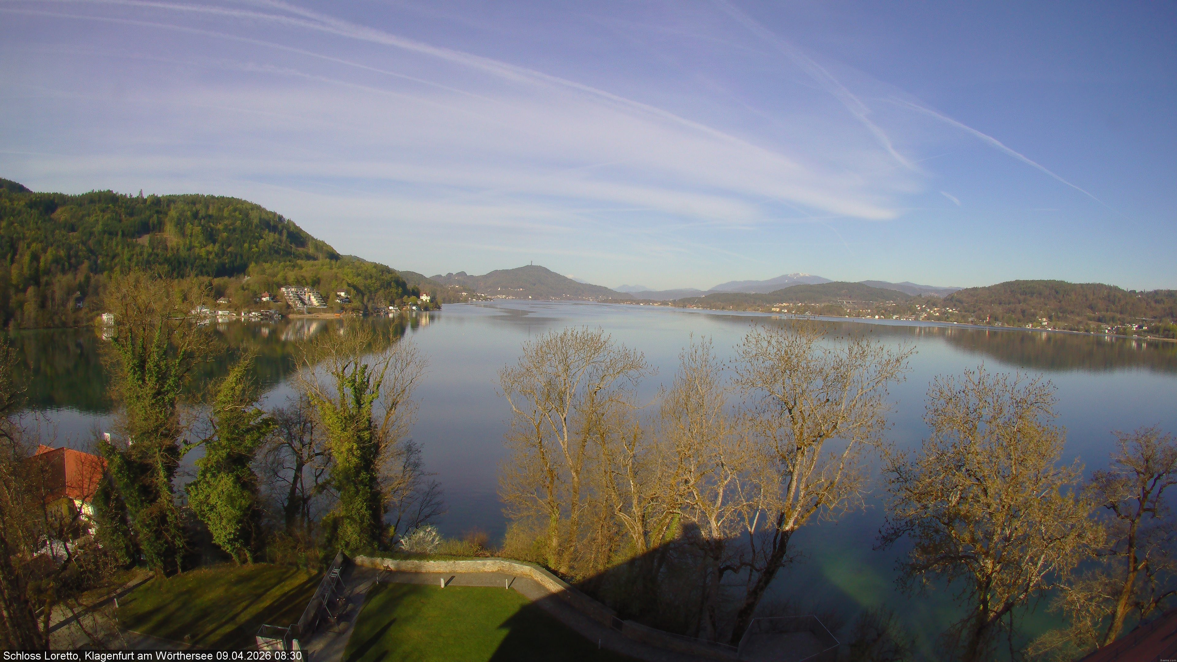 Archiv Foto Webcam Schloss Loretto bei Klagenfurt
