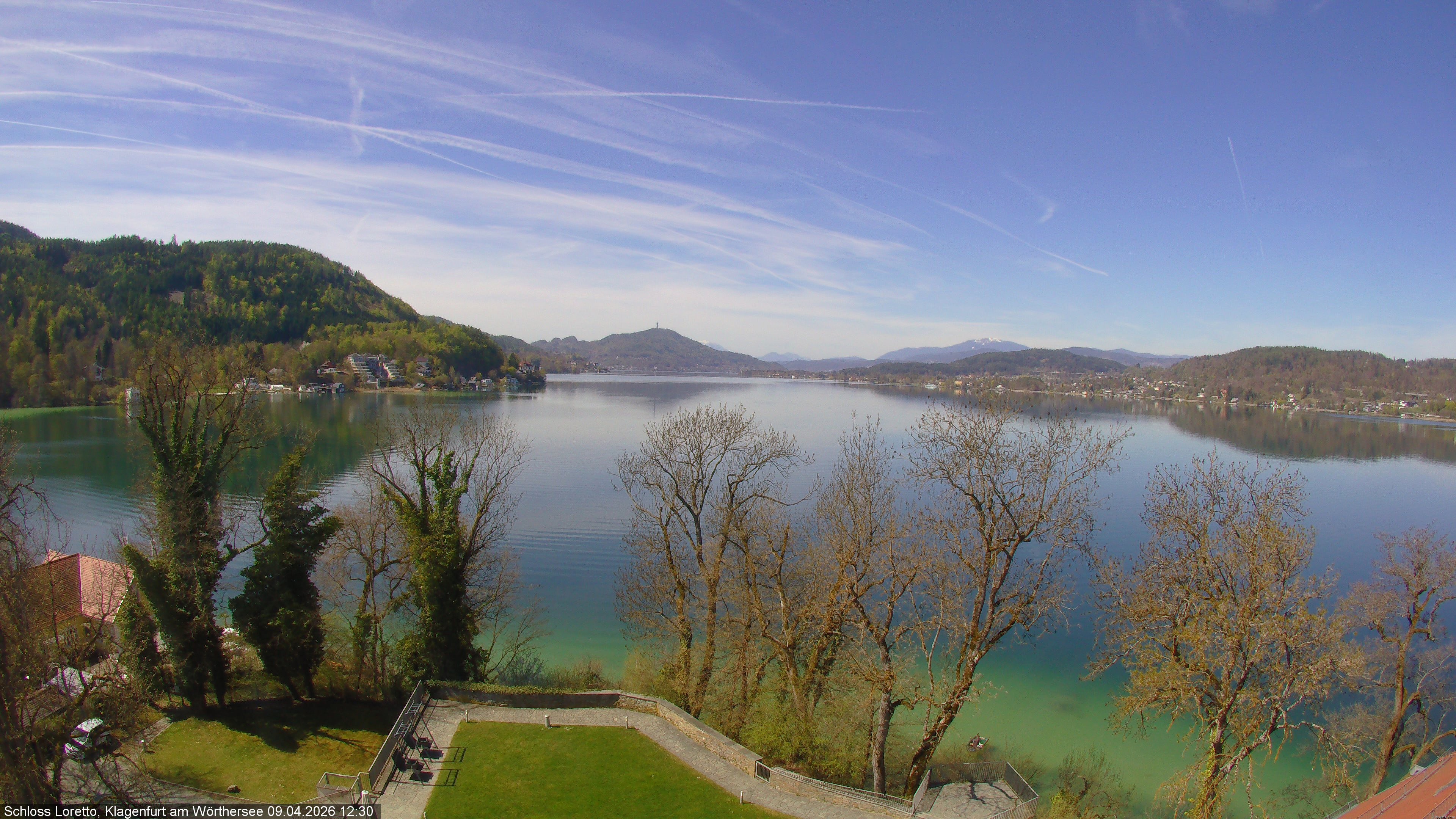 Archiv Foto Webcam Schloss Loretto bei Klagenfurt