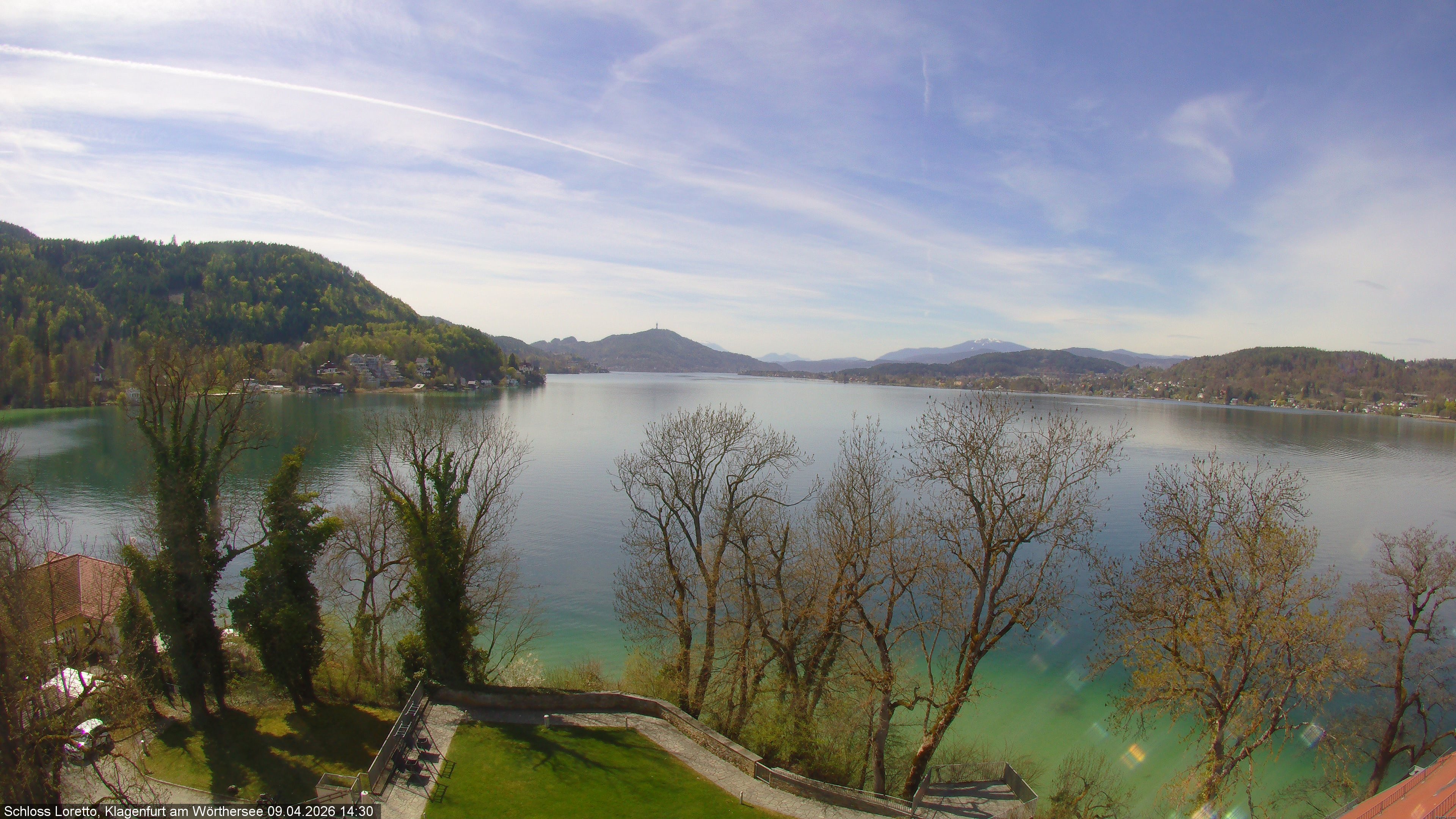 Archiv Foto Webcam Schloss Loretto bei Klagenfurt