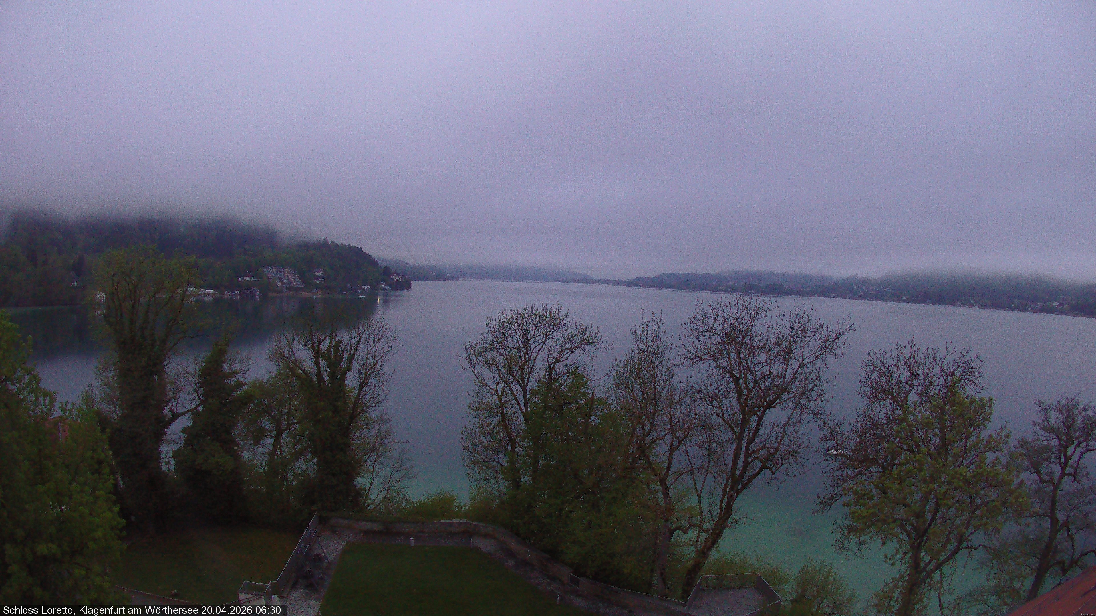 Archiv Foto Webcam Schloss Loretto bei Klagenfurt