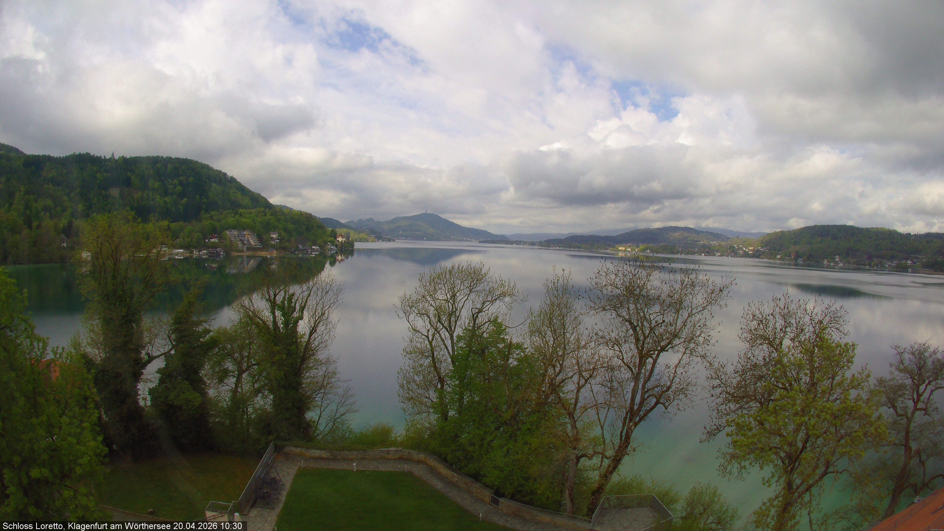 Archiv Foto Webcam Schloss Loretto bei Klagenfurt