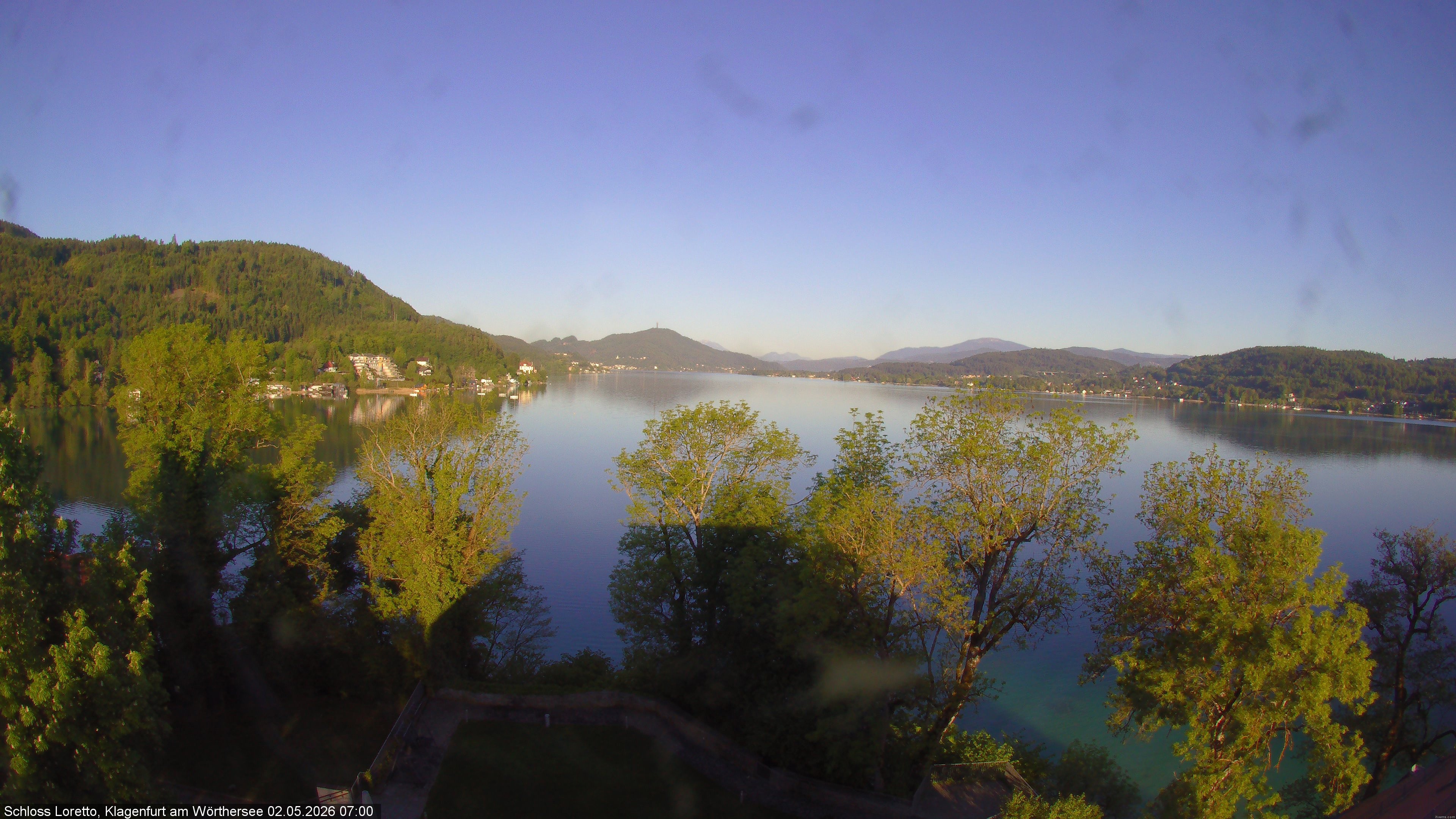 Archiv Foto Webcam Schloss Loretto bei Klagenfurt
