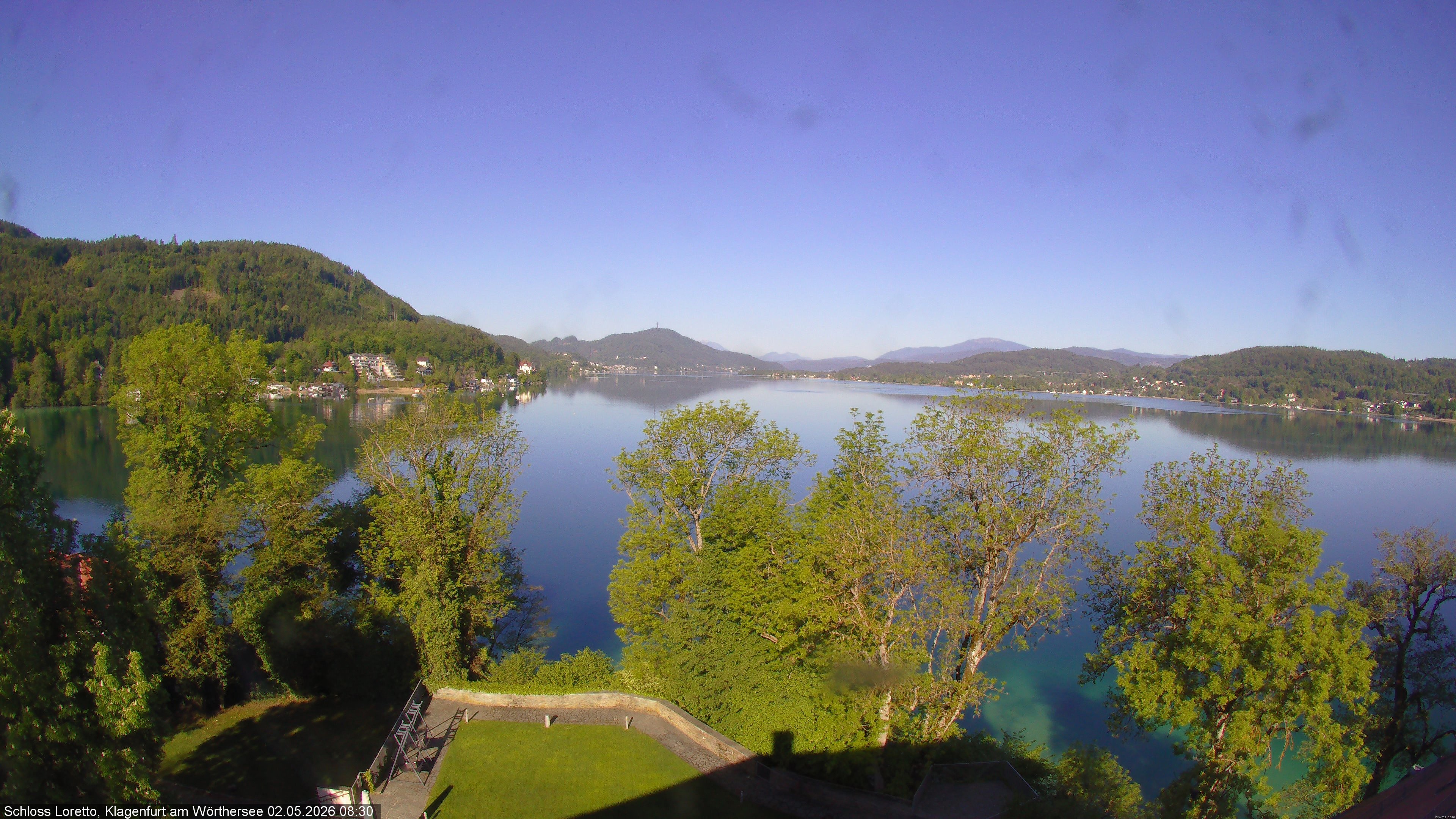 Archiv Foto Webcam Schloss Loretto bei Klagenfurt