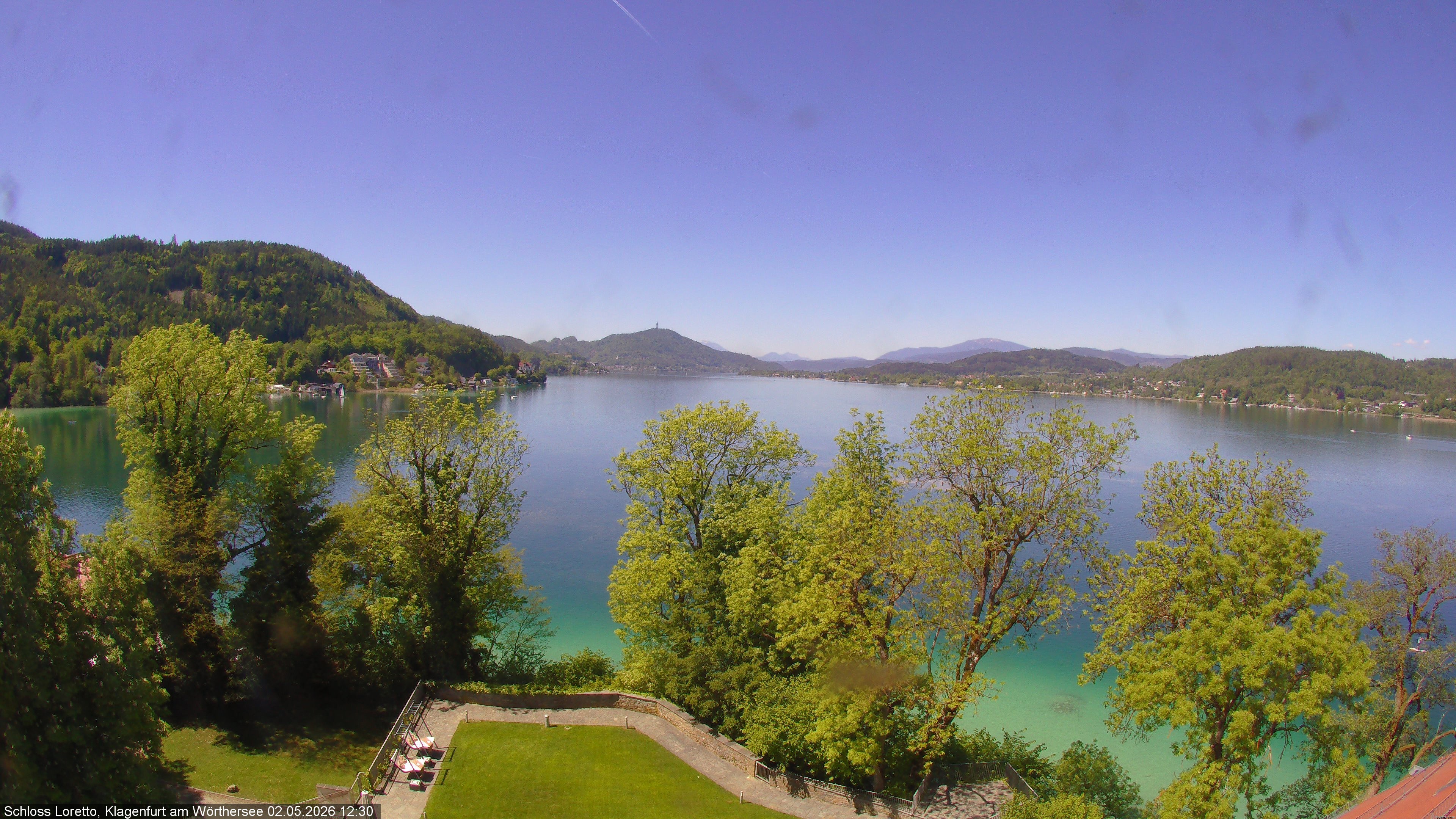 Archiv Foto Webcam Schloss Loretto bei Klagenfurt