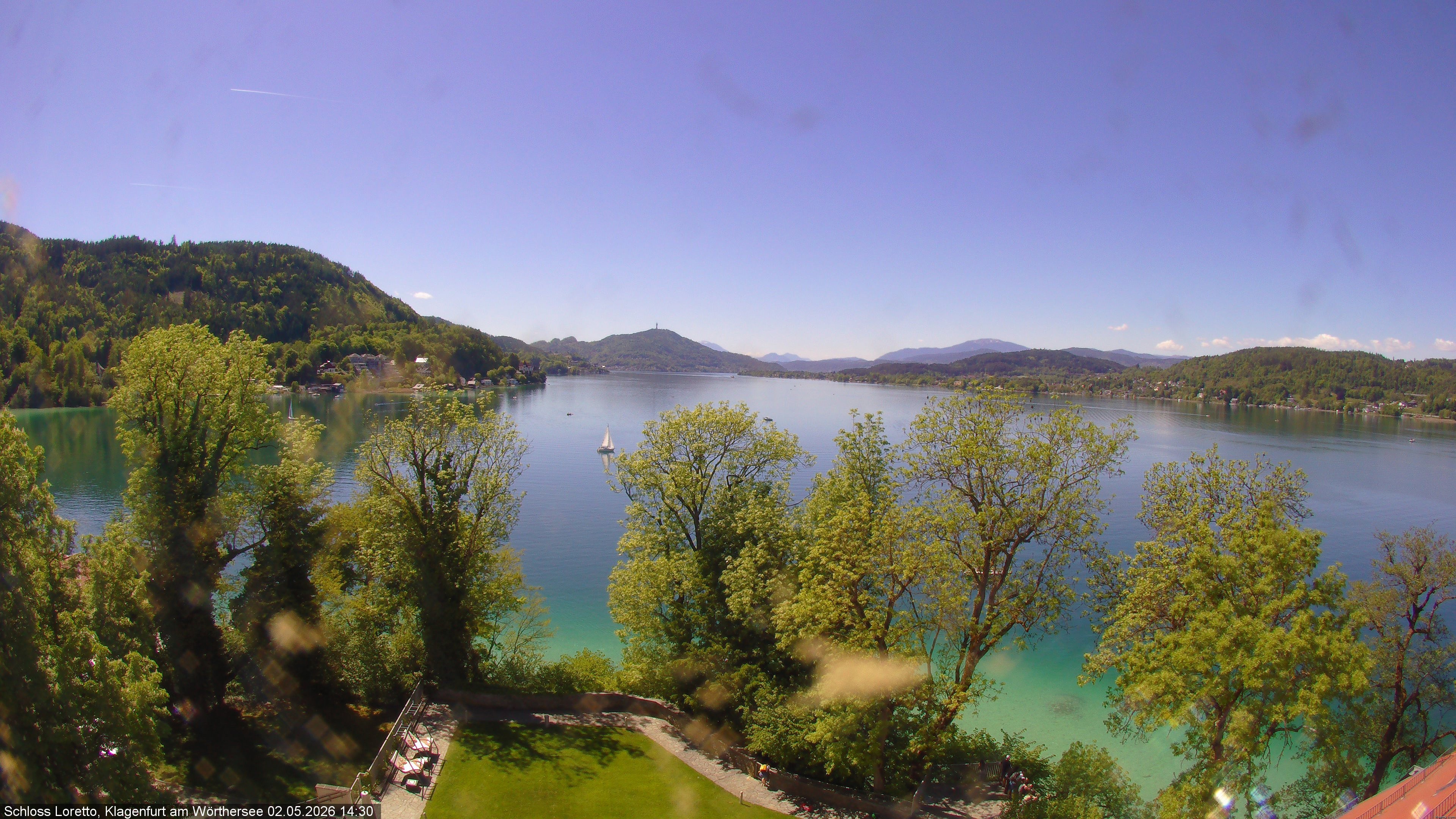 Archiv Foto Webcam Schloss Loretto bei Klagenfurt