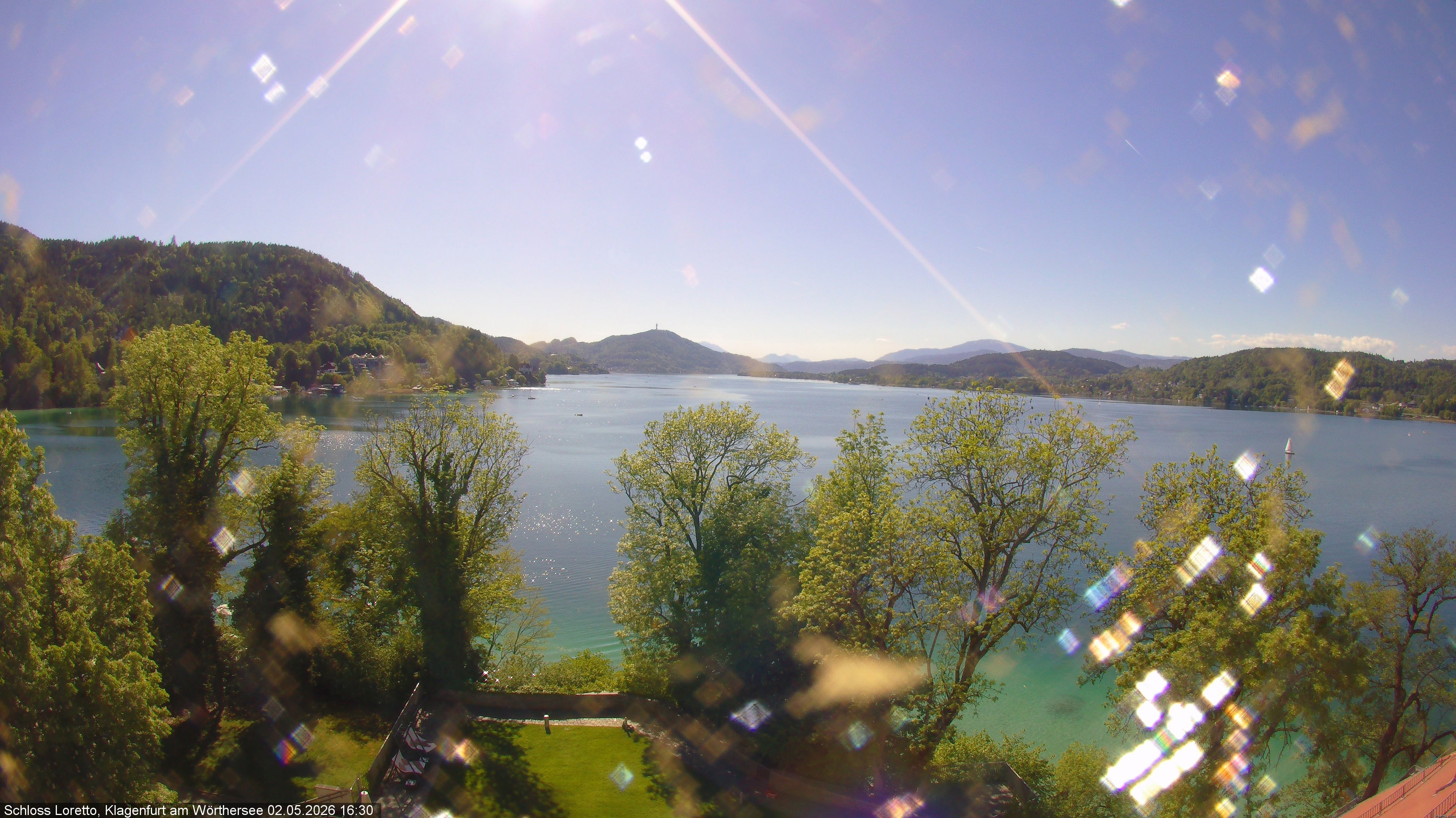 Archiv Foto Webcam Schloss Loretto bei Klagenfurt