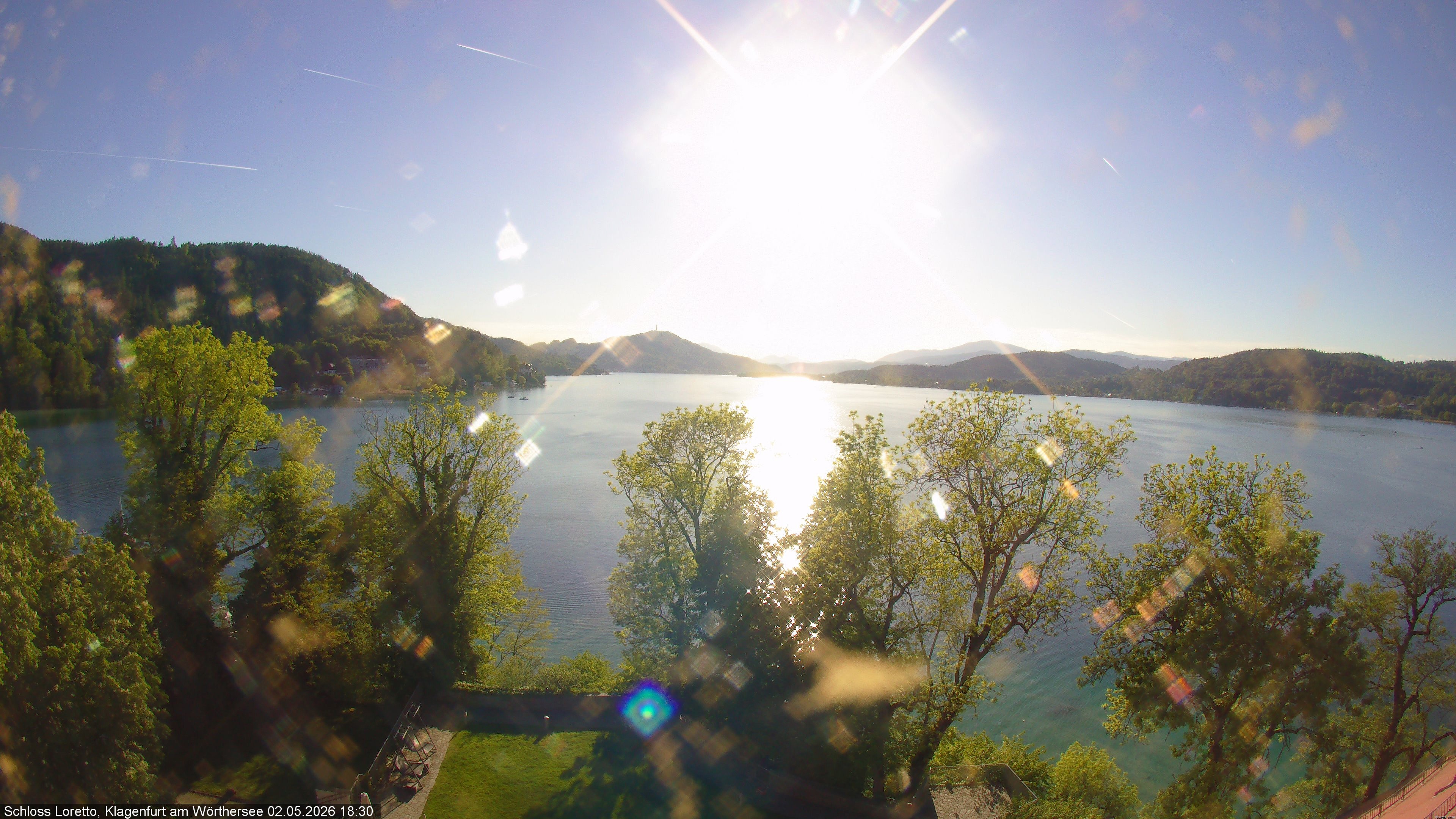 Archiv Foto Webcam Schloss Loretto bei Klagenfurt