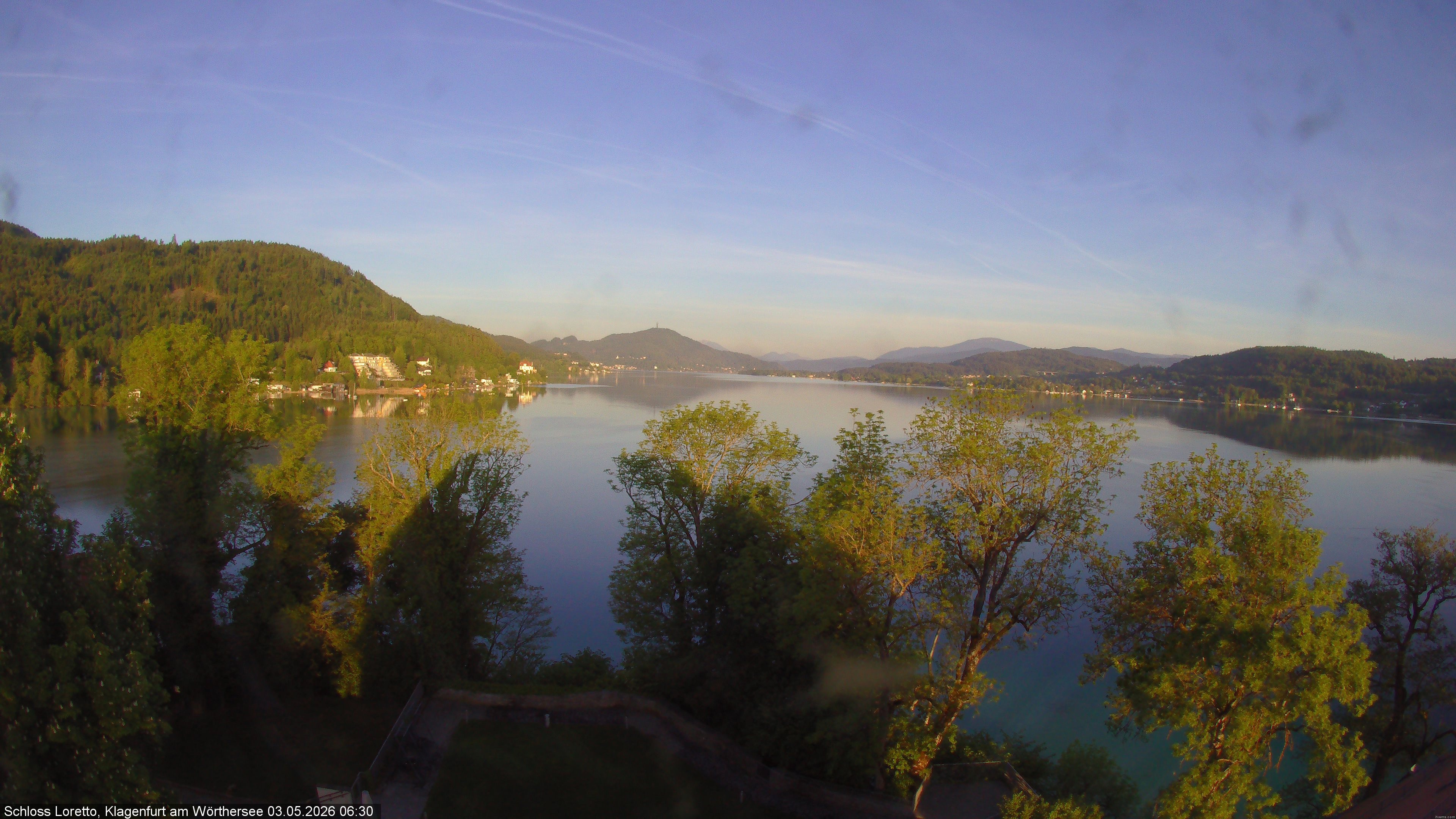 Archiv Foto Webcam Schloss Loretto bei Klagenfurt