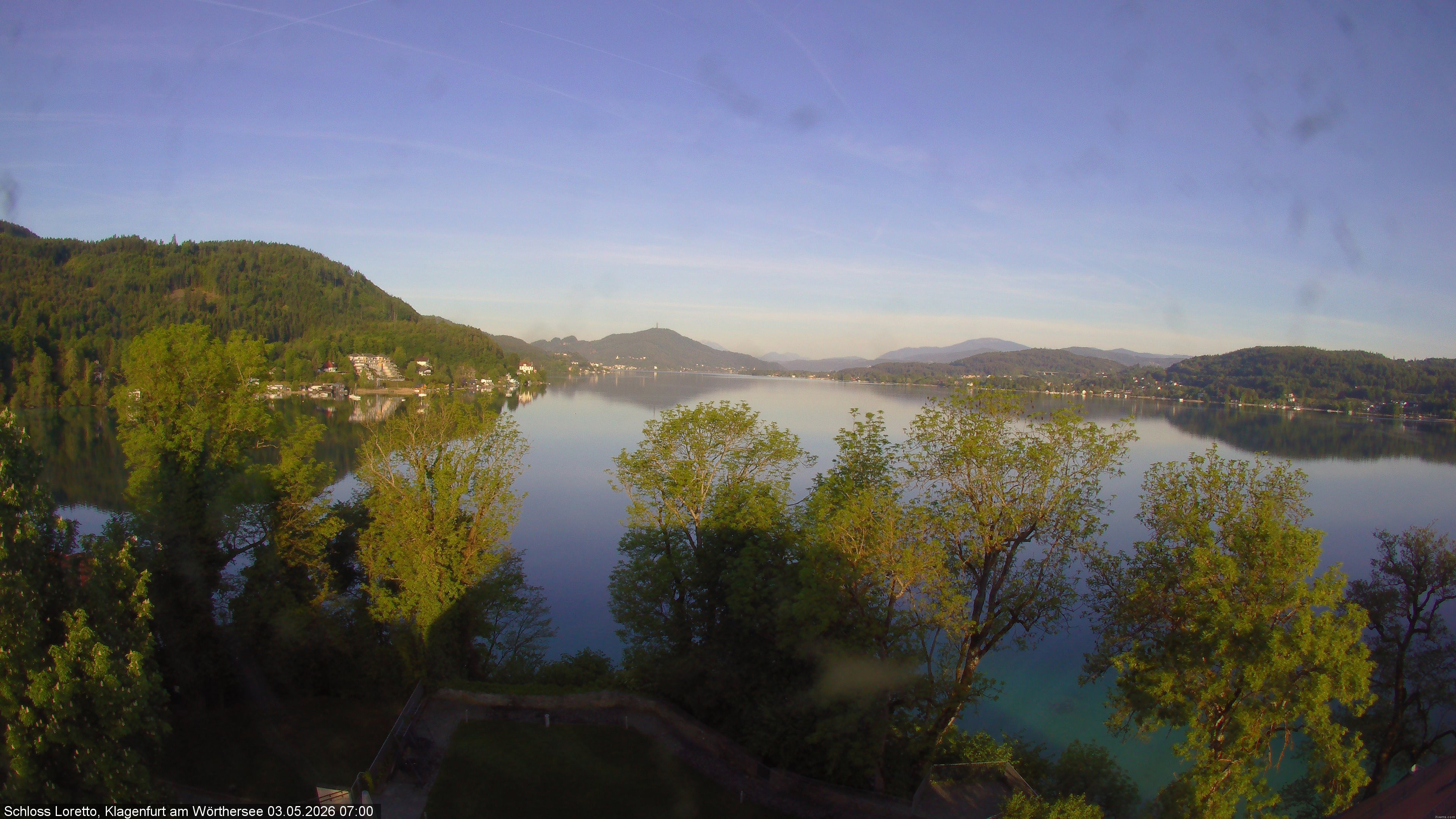 Archiv Foto Webcam Schloss Loretto bei Klagenfurt
