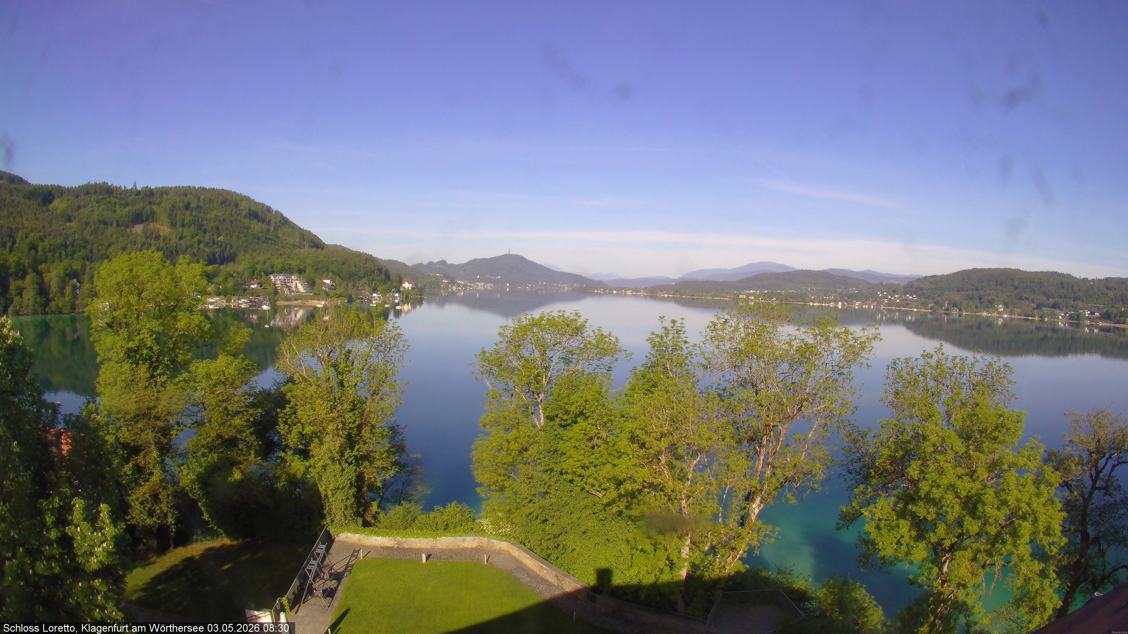 Archiv Foto Webcam Schloss Loretto bei Klagenfurt