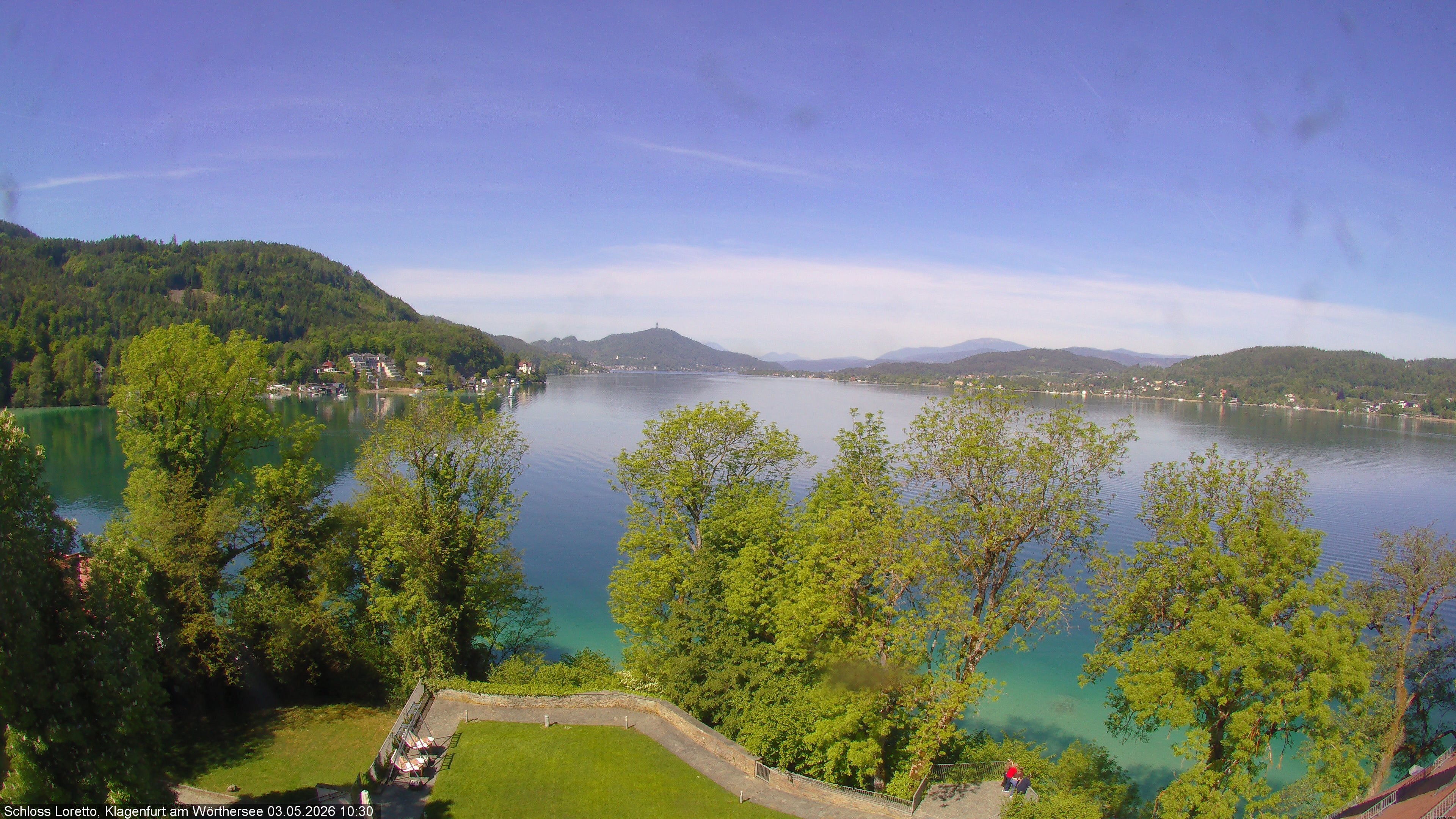 Archiv Foto Webcam Schloss Loretto bei Klagenfurt