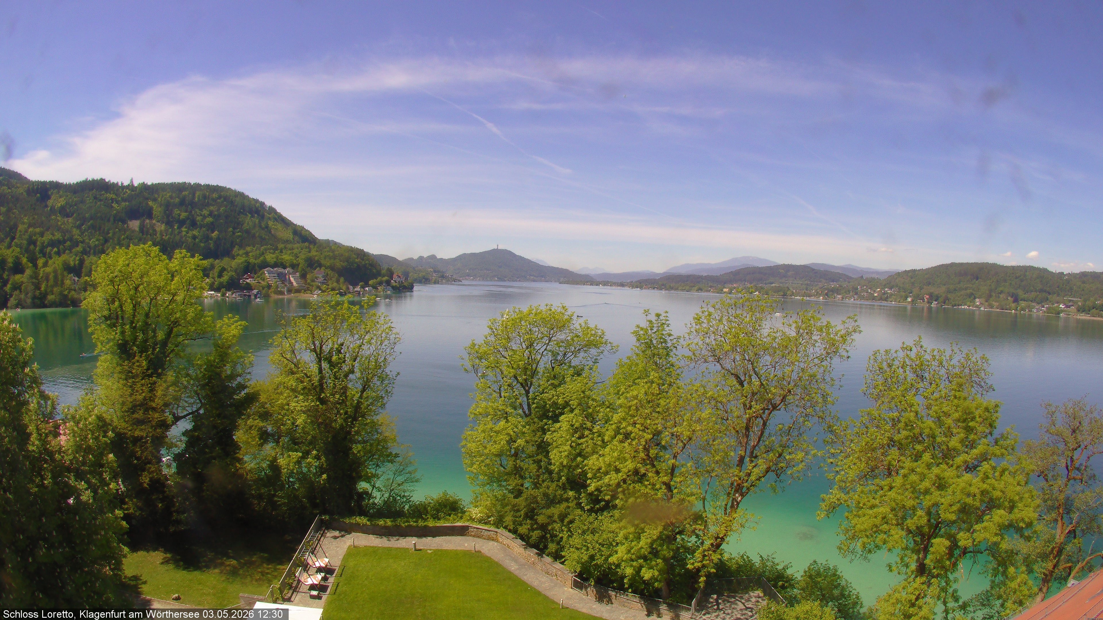 Archiv Foto Webcam Schloss Loretto bei Klagenfurt