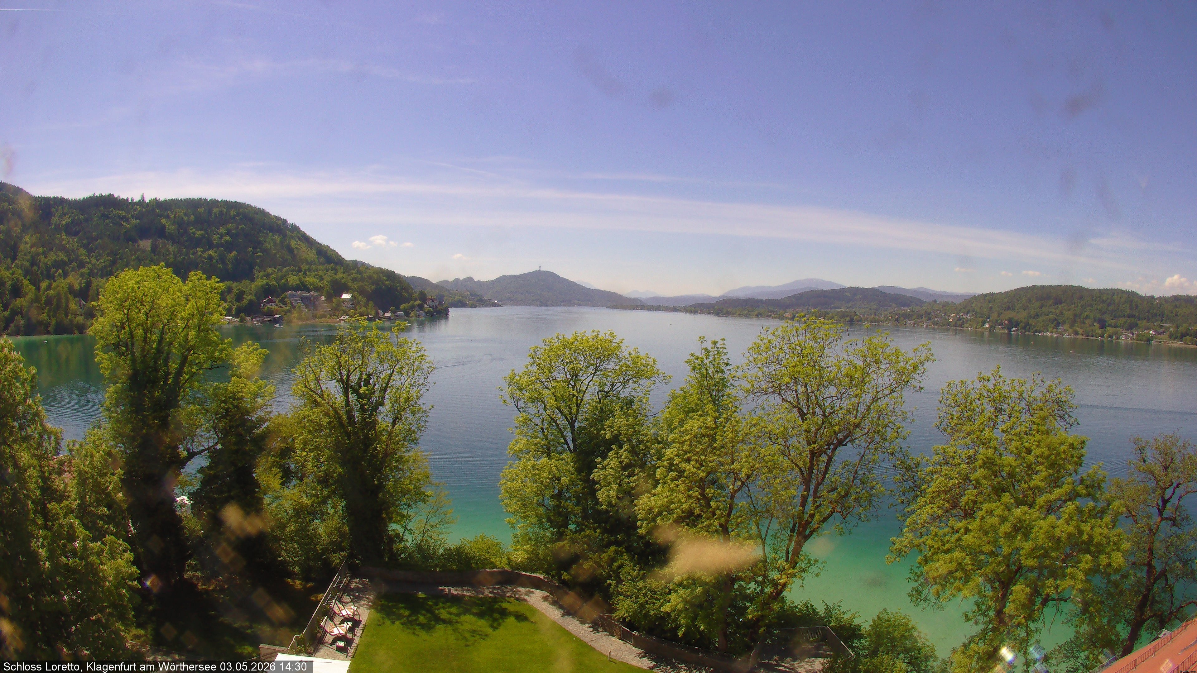 Archiv Foto Webcam Schloss Loretto bei Klagenfurt