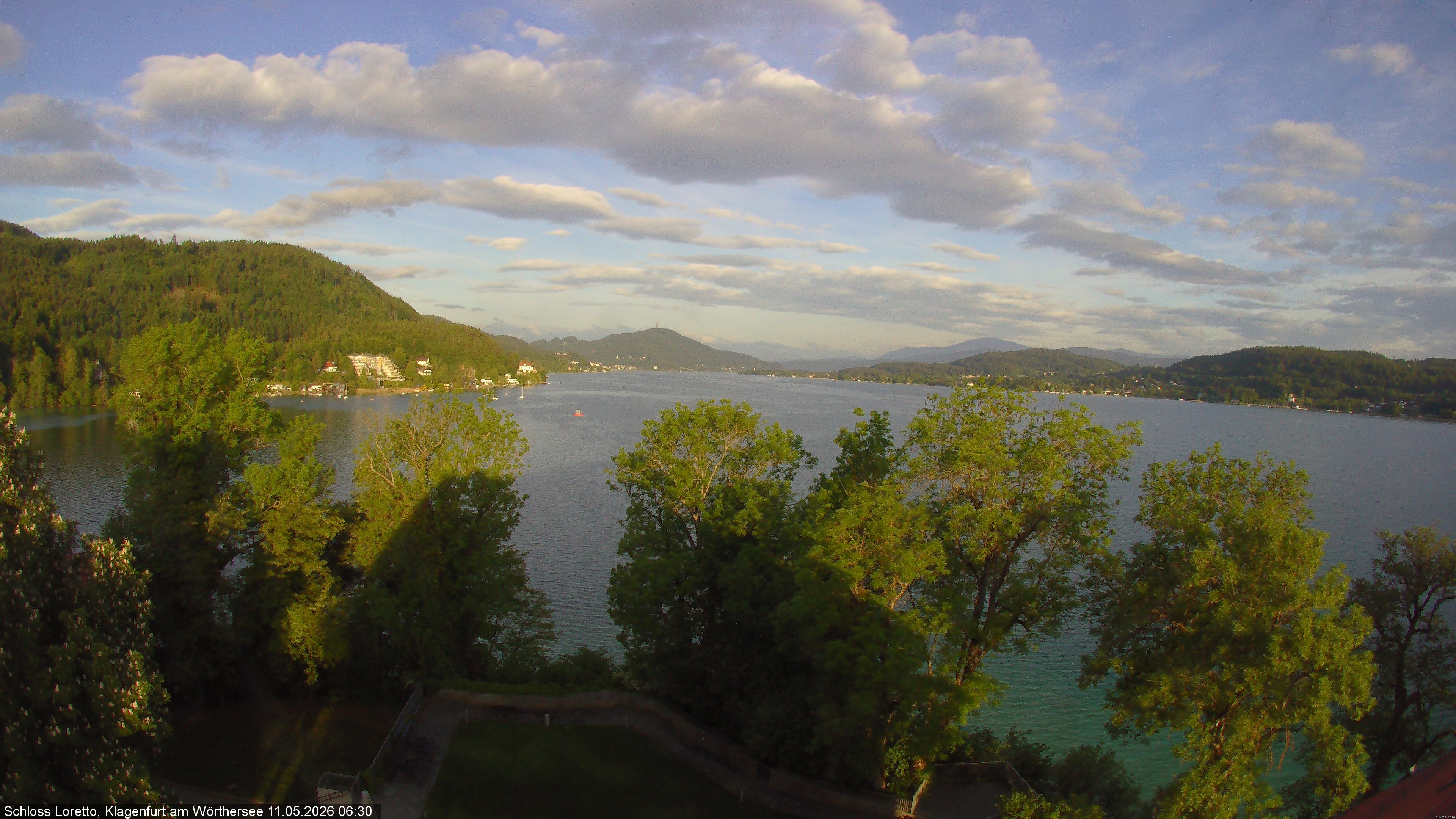 Archiv Foto Webcam Schloss Loretto bei Klagenfurt