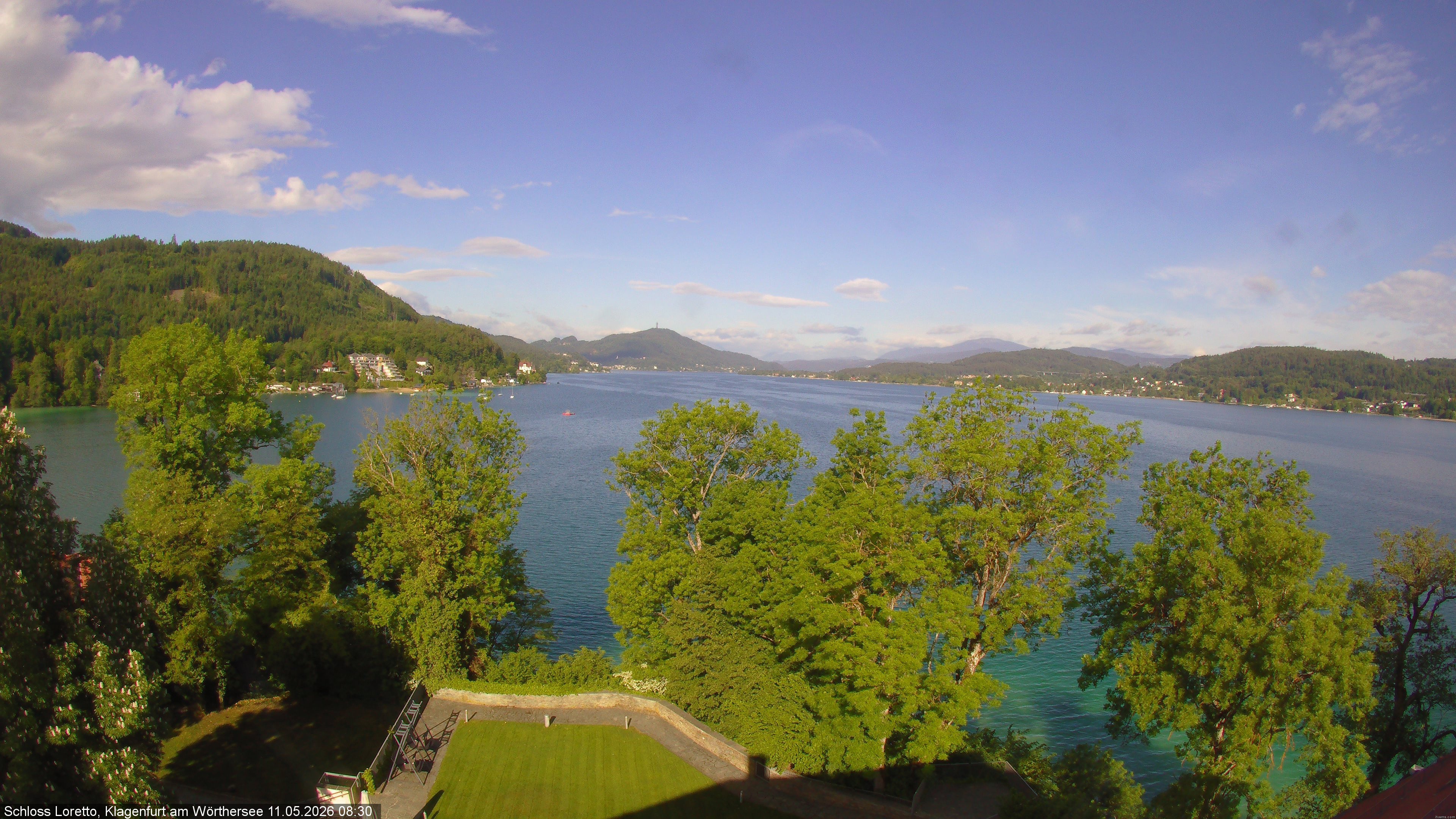 Archiv Foto Webcam Schloss Loretto bei Klagenfurt