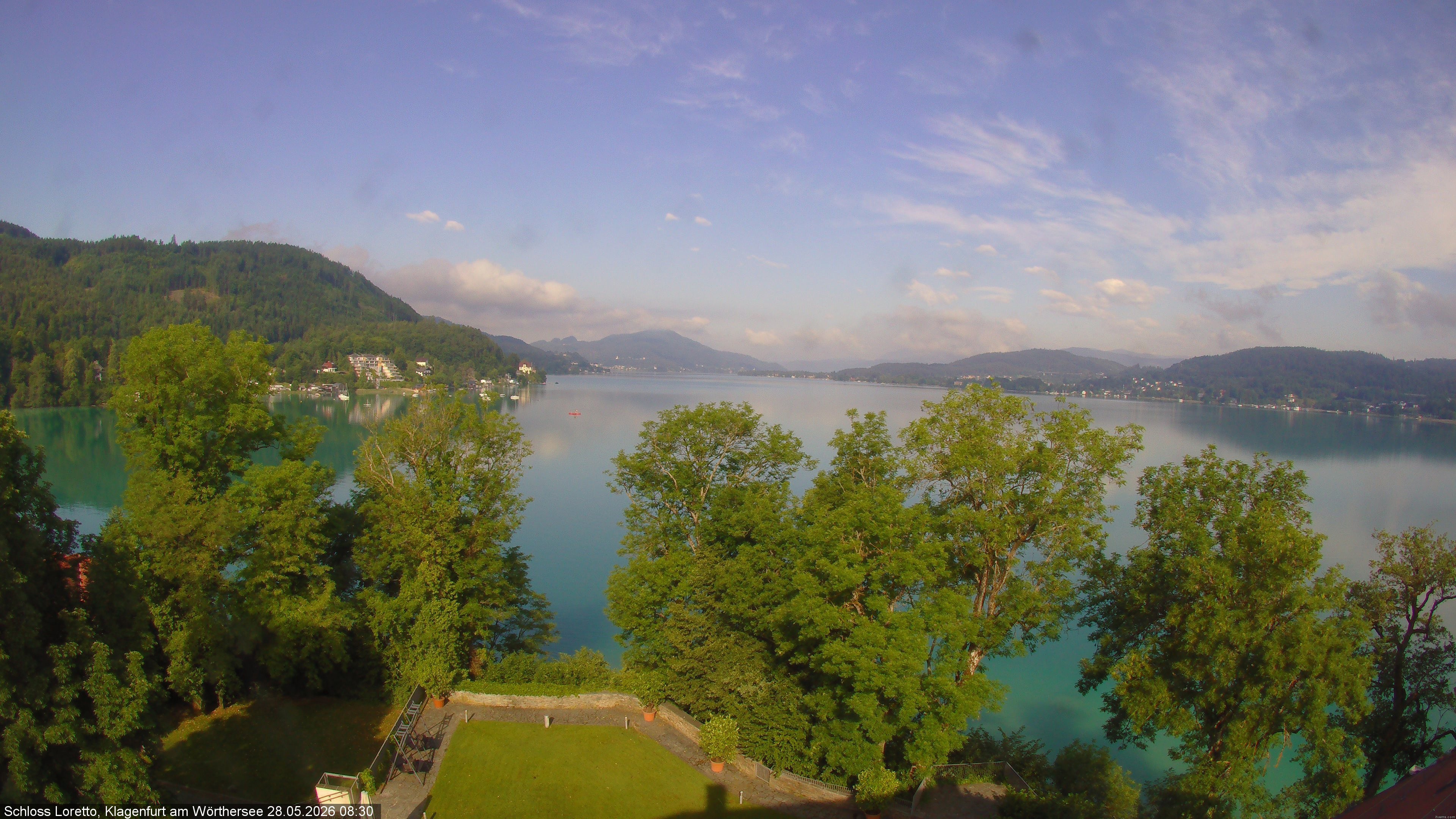 Archiv Foto Webcam Schloss Loretto bei Klagenfurt