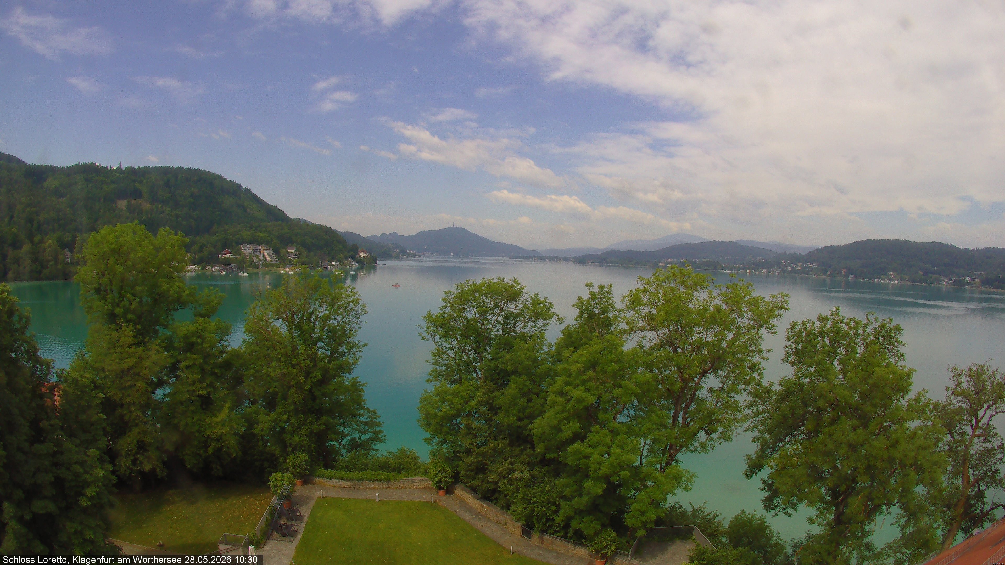Archiv Foto Webcam Schloss Loretto bei Klagenfurt