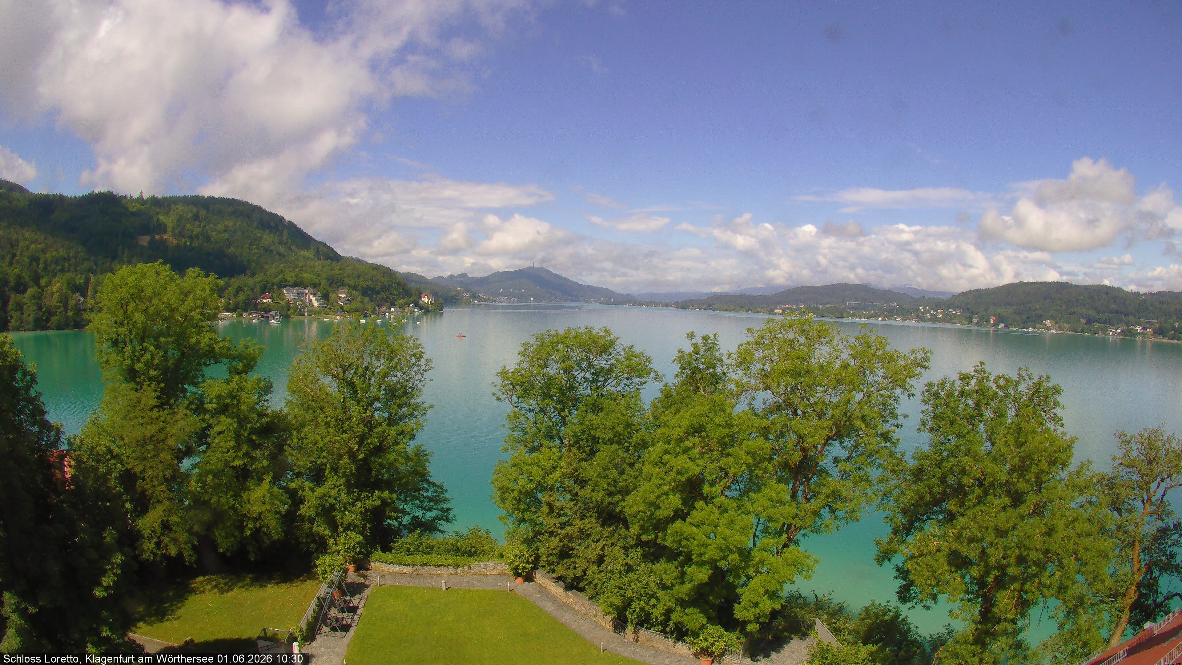 Archiv Foto Webcam Schloss Loretto bei Klagenfurt