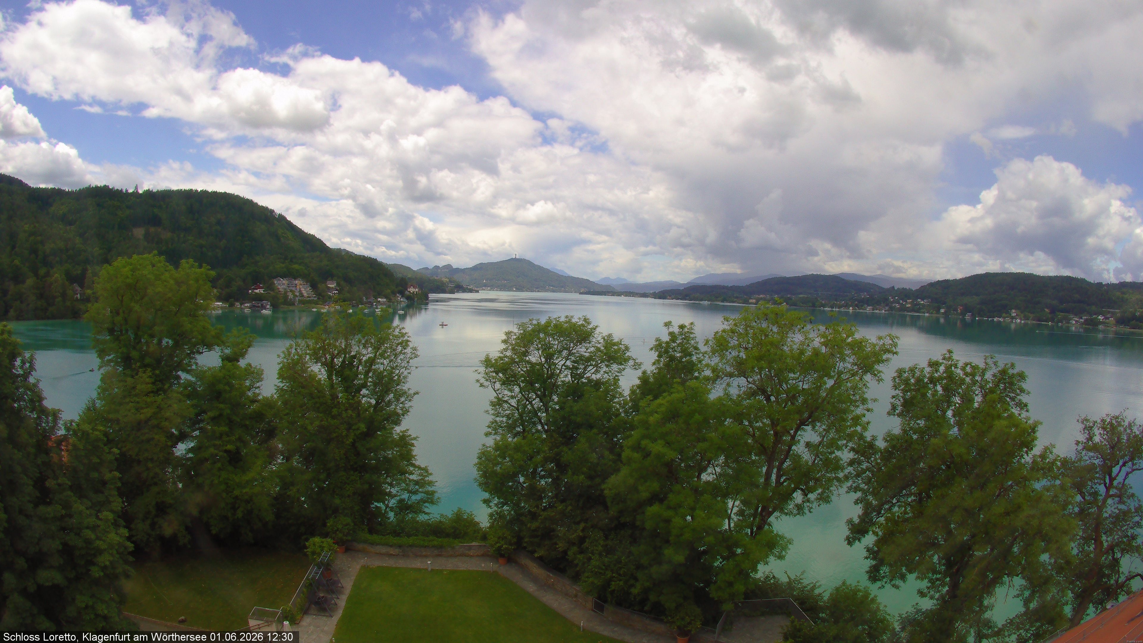 Archiv Foto Webcam Schloss Loretto bei Klagenfurt