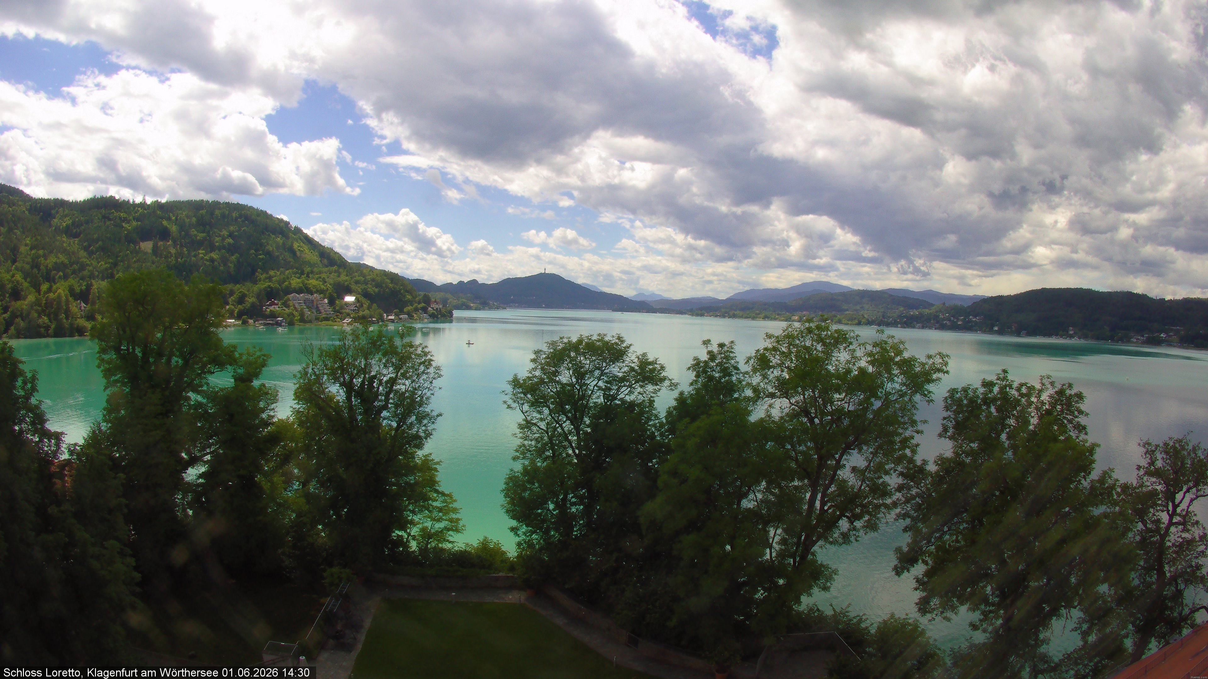 Archiv Foto Webcam Schloss Loretto bei Klagenfurt