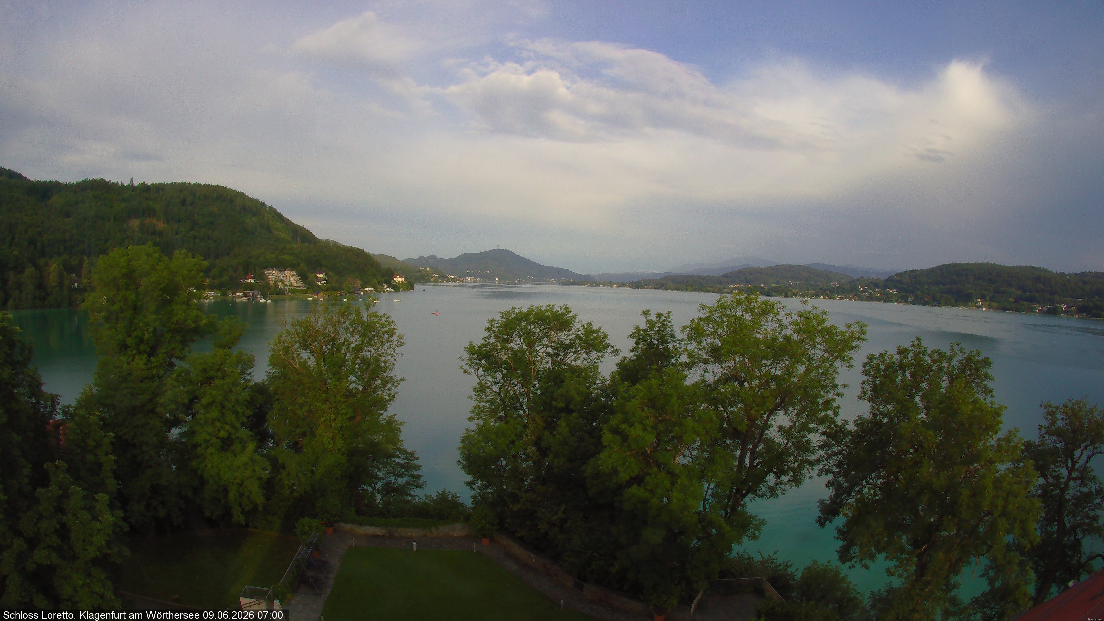 Archiv Foto Webcam Schloss Loretto bei Klagenfurt