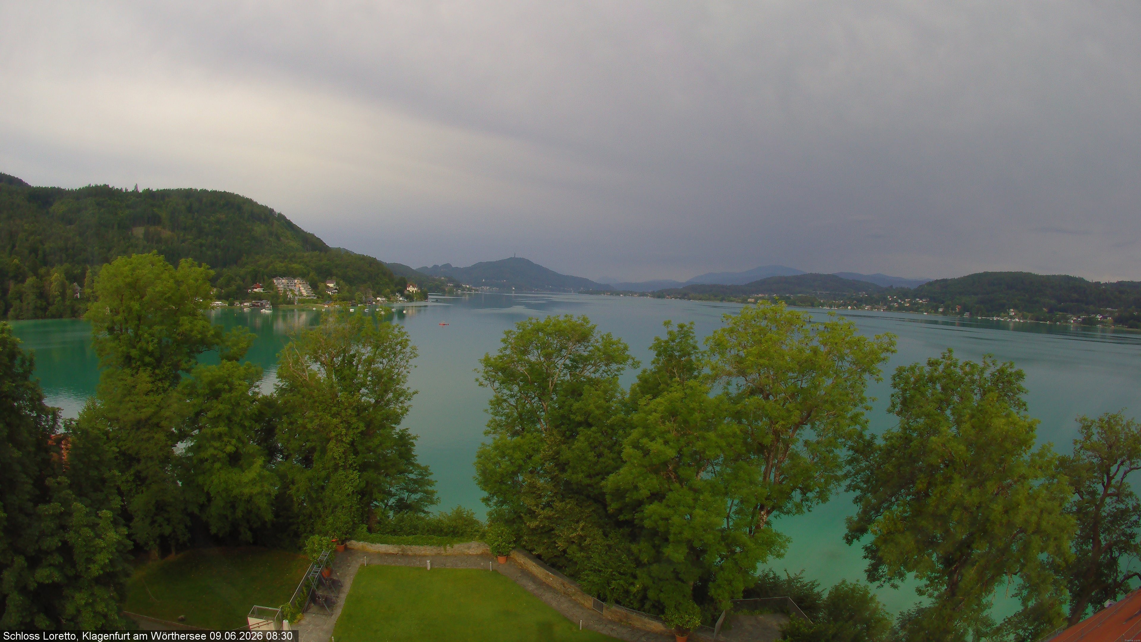 Archiv Foto Webcam Schloss Loretto bei Klagenfurt