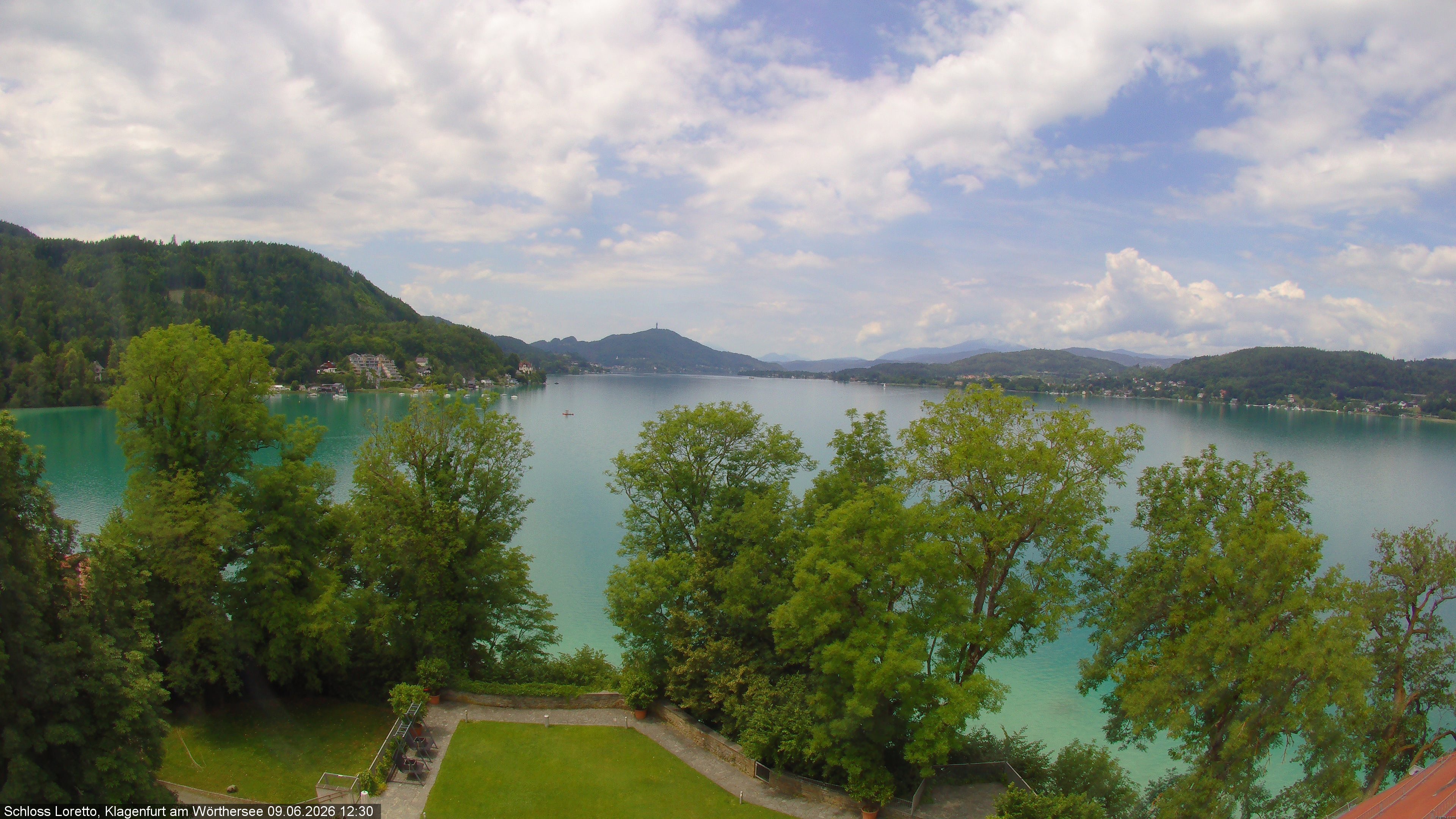 Archiv Foto Webcam Schloss Loretto bei Klagenfurt