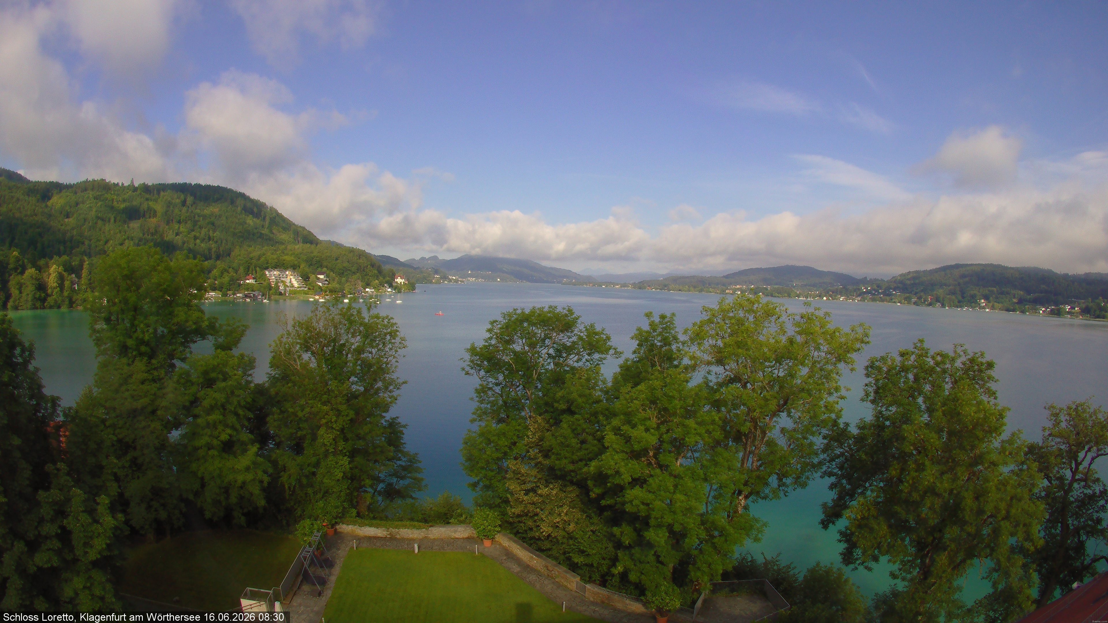 Archiv Foto Webcam Schloss Loretto bei Klagenfurt