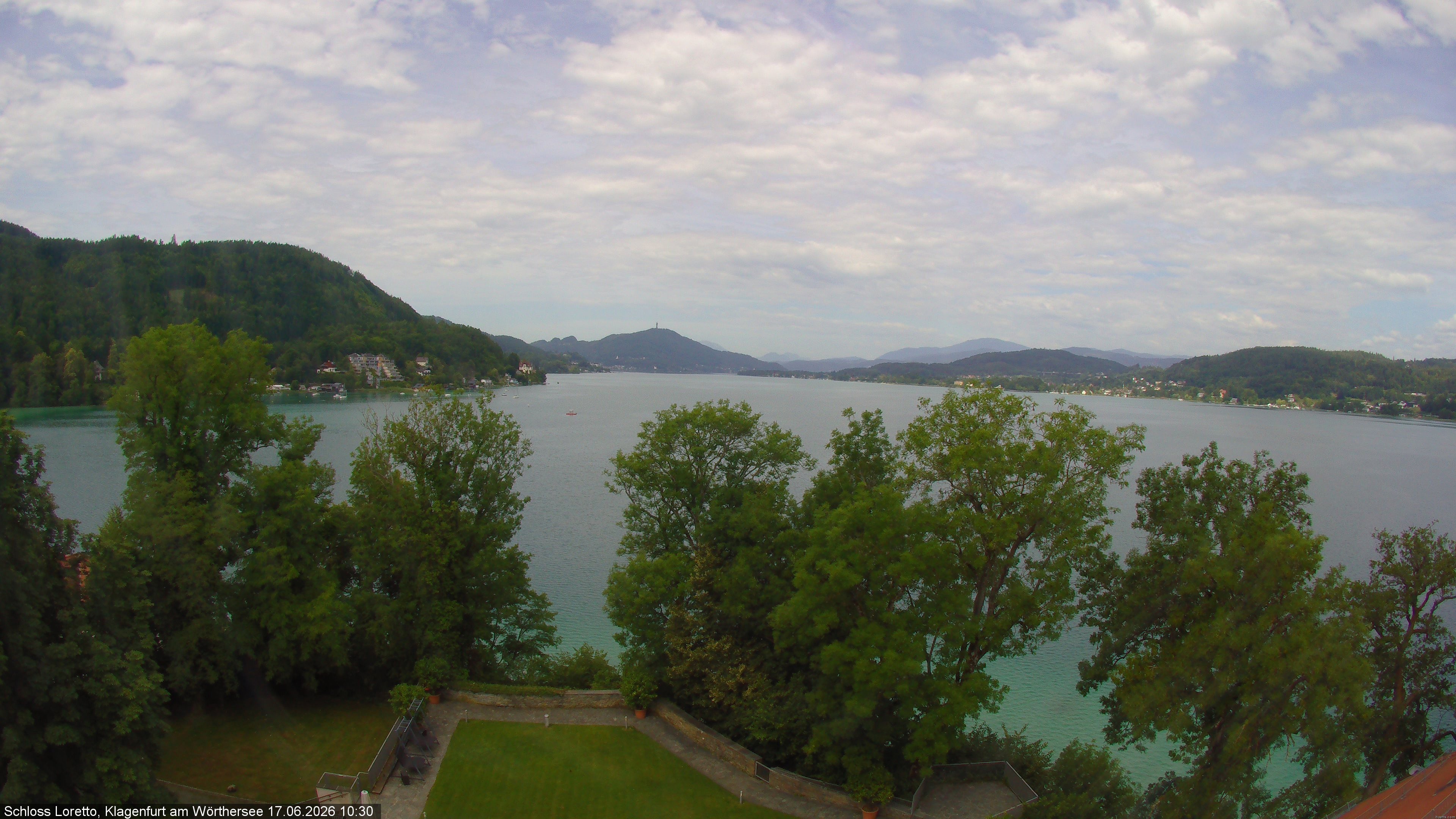 Archiv Foto Webcam Schloss Loretto bei Klagenfurt