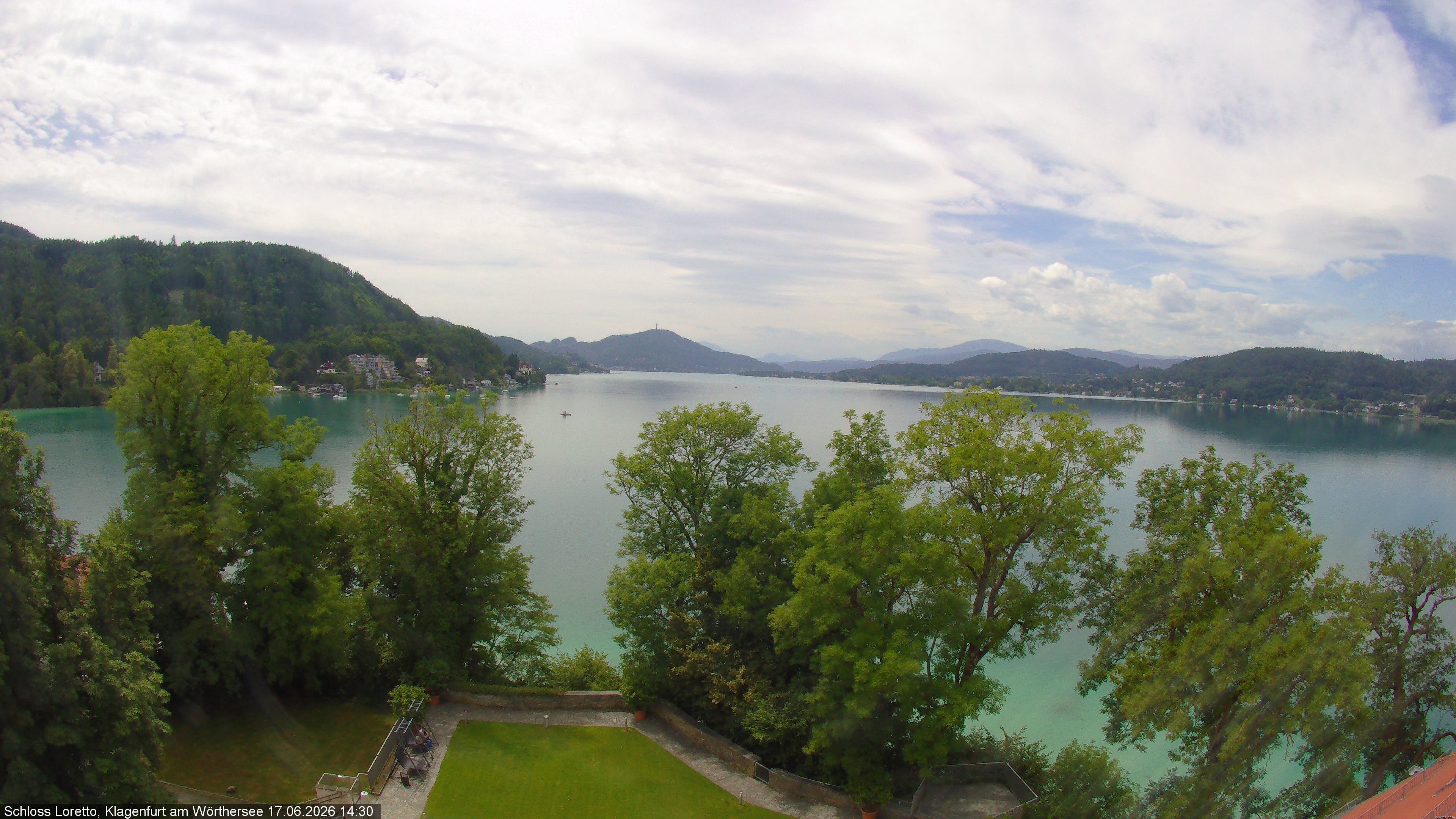 Archiv Foto Webcam Schloss Loretto bei Klagenfurt