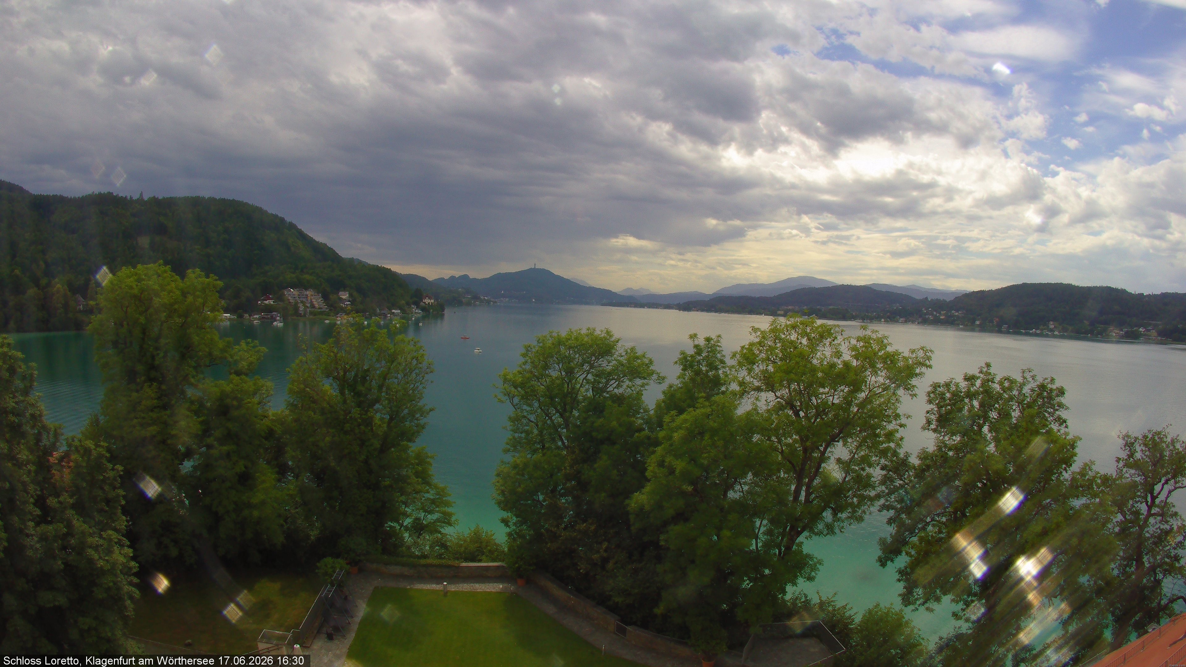 Archiv Foto Webcam Schloss Loretto bei Klagenfurt